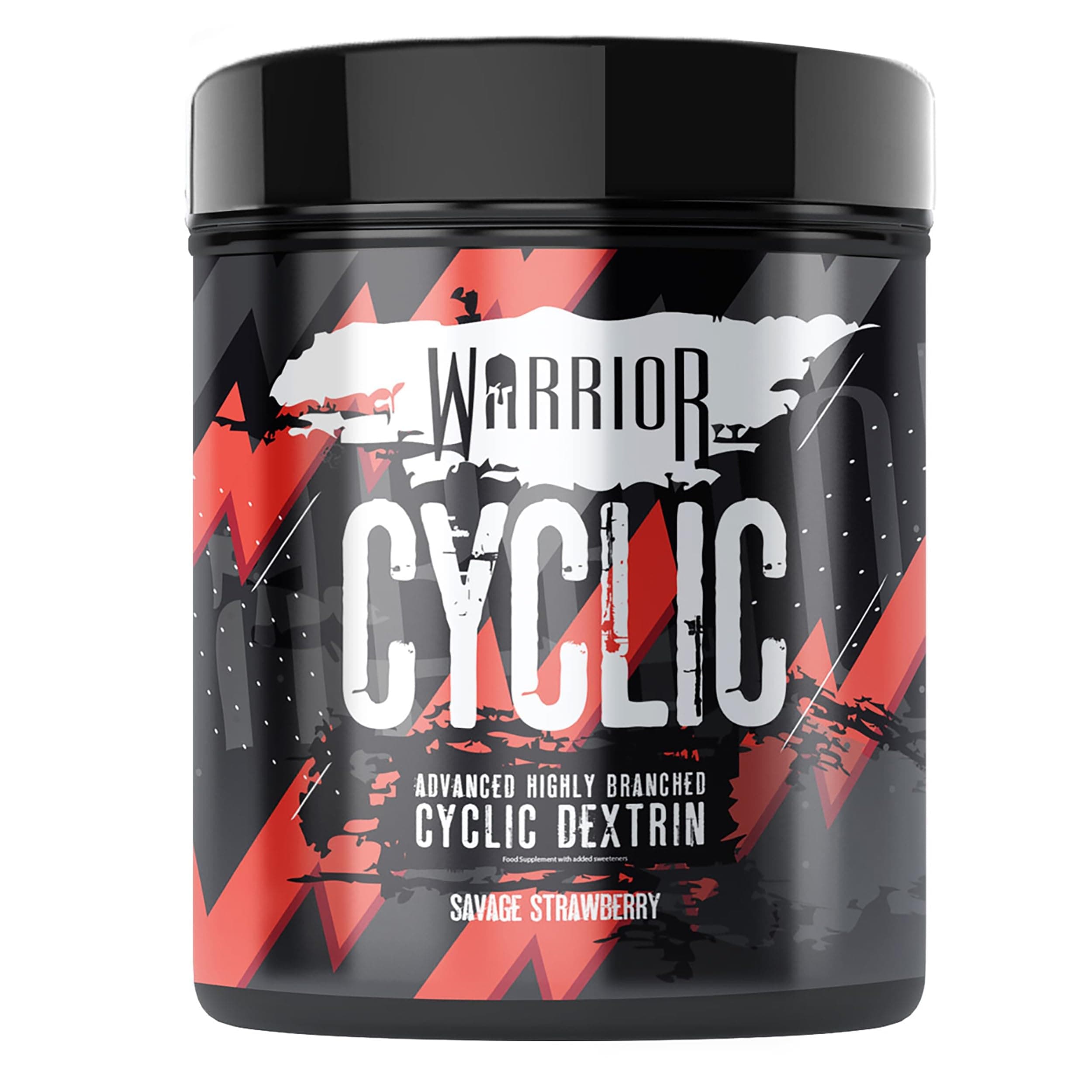 Warrior Cyclic Dextrin Pre and Intra-Workout Carbohydrate Muscle Pump Powder 16 Servings (400g) (Savage Strawberry), 5060424707522