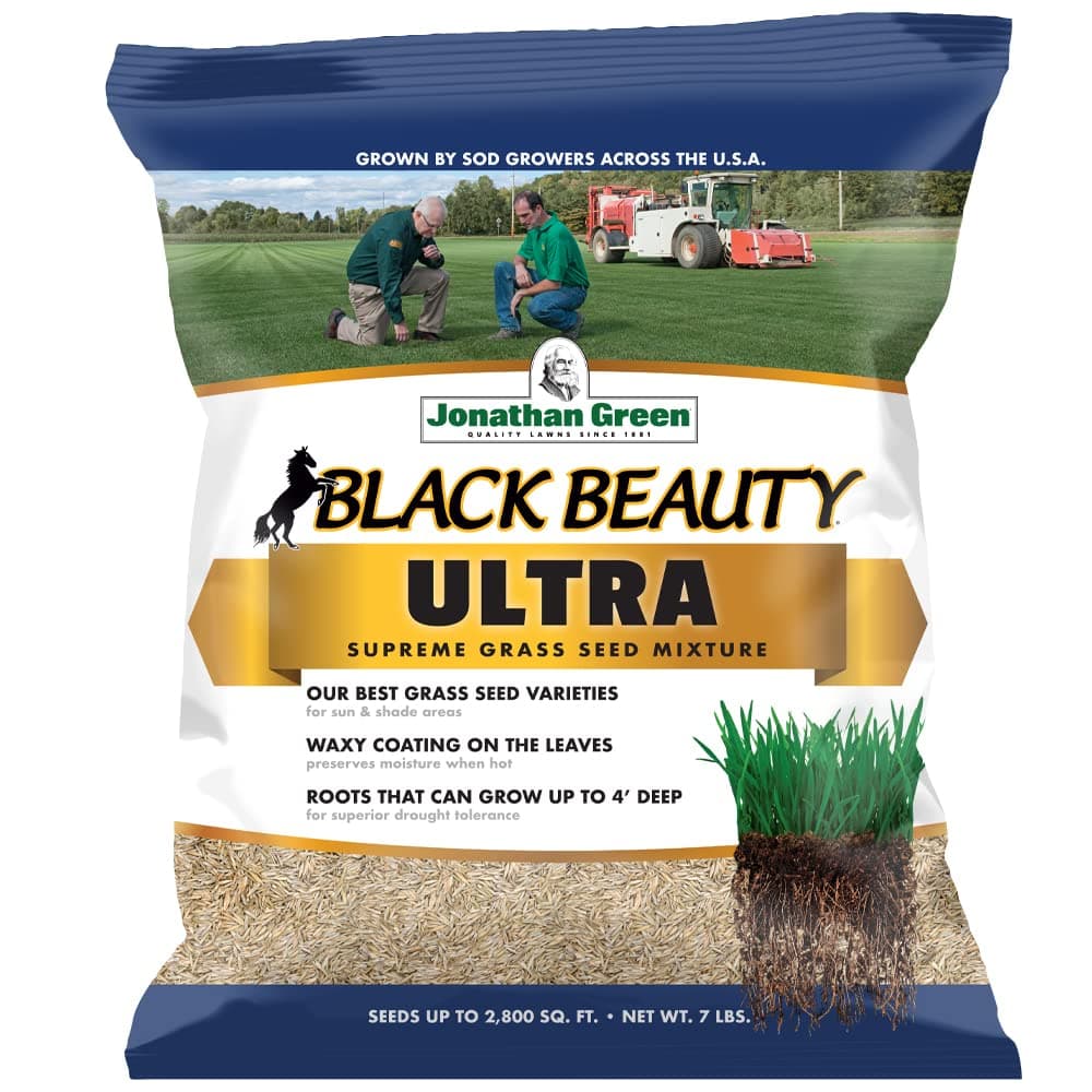 Jonathan Green 10322 Black Beauty Ultra Grass Seed Mix, 7 Pounds