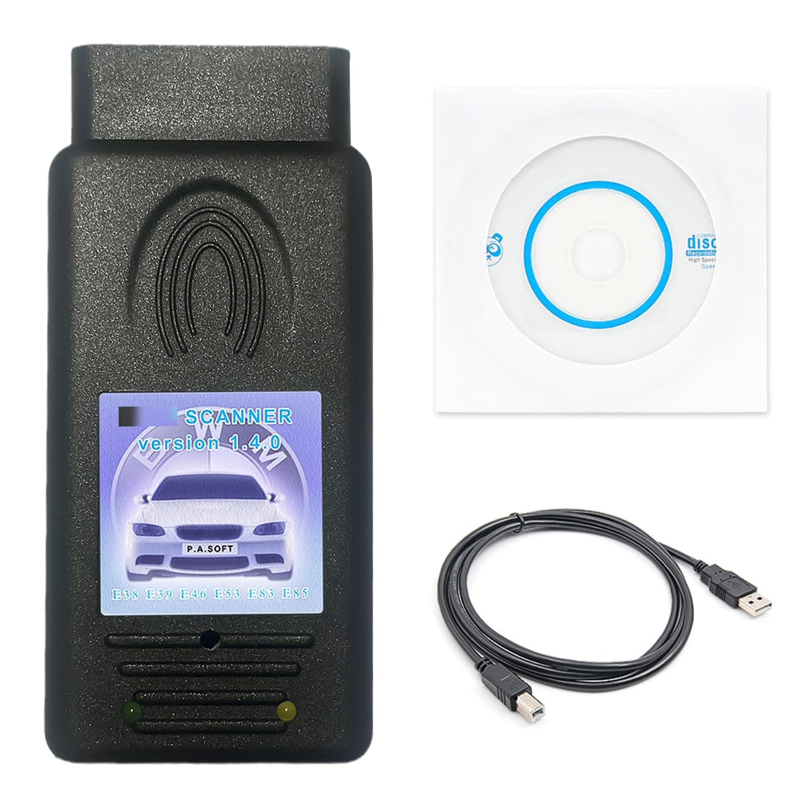 for BMW Scanner 1.4.0 Programmer V1.4 Eeprom Programmer Code Reader Work for BMW E46,E38,E39,E53,E83,E85 Vehicle Fit ECU Programming Tool OBD2 Scanner Diagnostic Tool(Only Support Windows XP)
