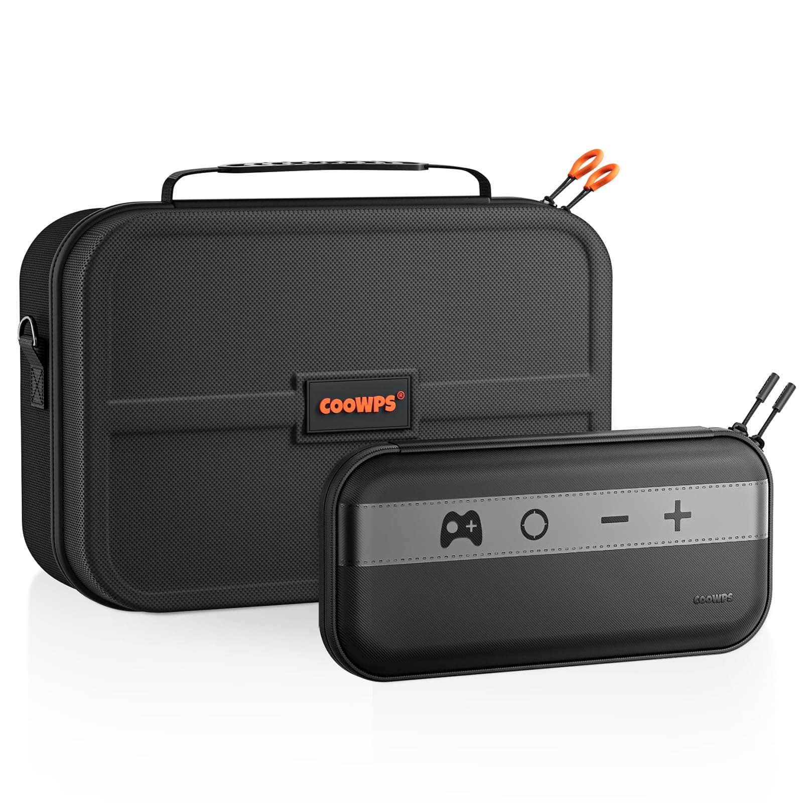 COOWPS for Nintendo Switch 2 Carrying Case 2025, Includes All-In-One Case and Slim Cases, Game Card Slots, Portable Full Protection Travel Storage Bag for Switch 2 Console Pro Controller Accessories