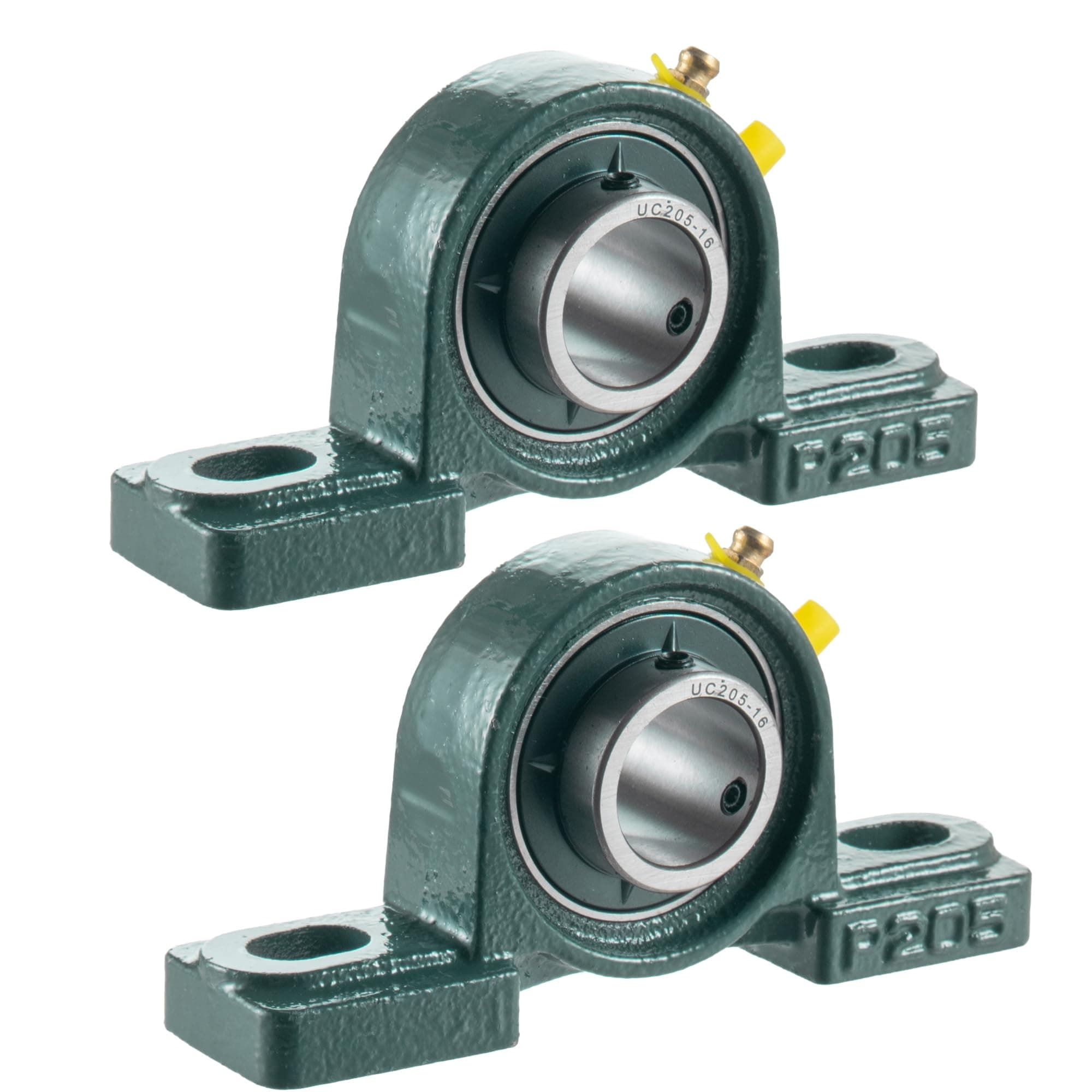 Eowpower 2 Pieces UCP205-16 Pillow Block Bearing 1" Inside Diameter w/Set Screw Lock