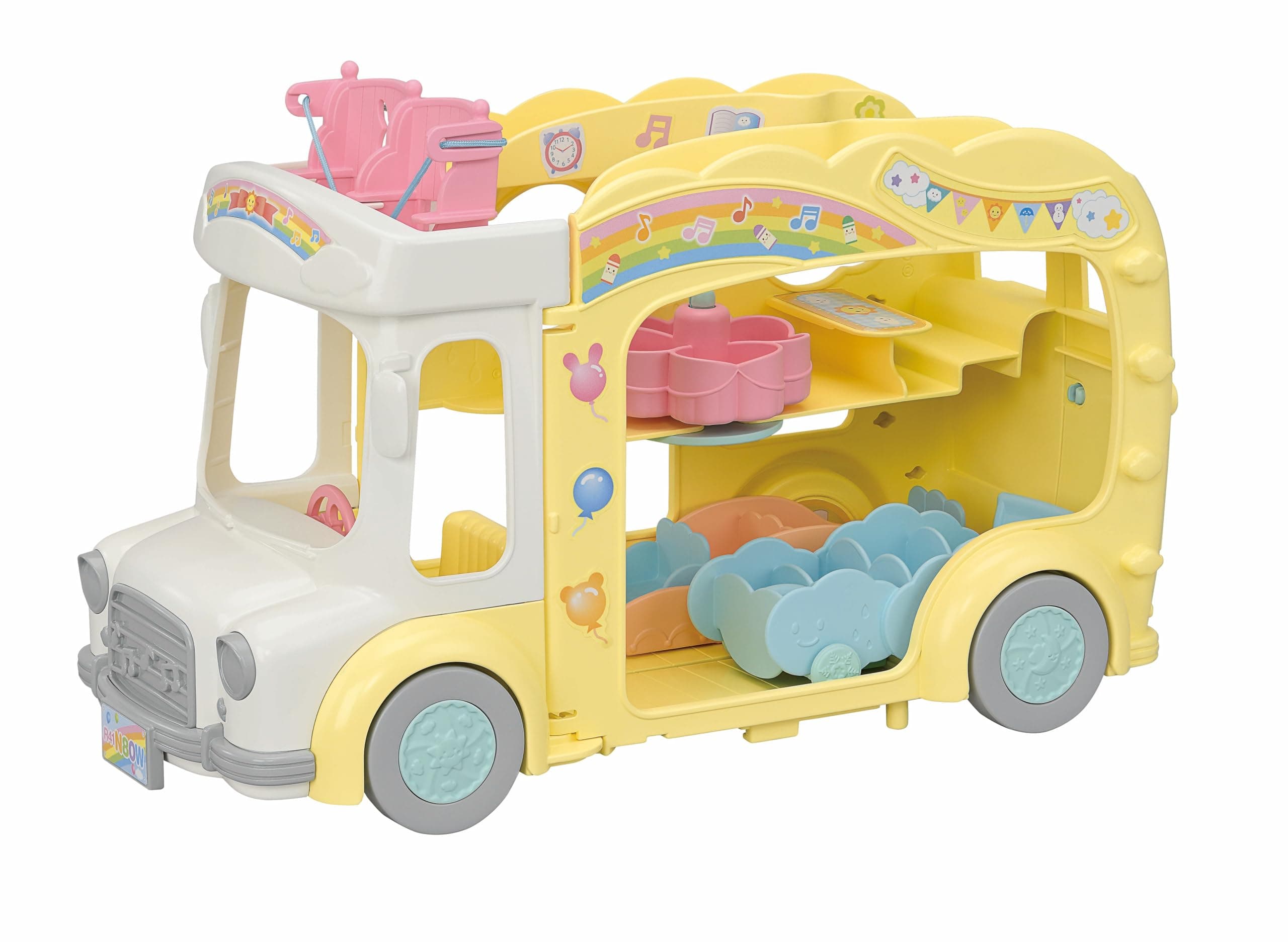 5744 Rainbow Fun Nursery Bus - Dollhouse Playsets