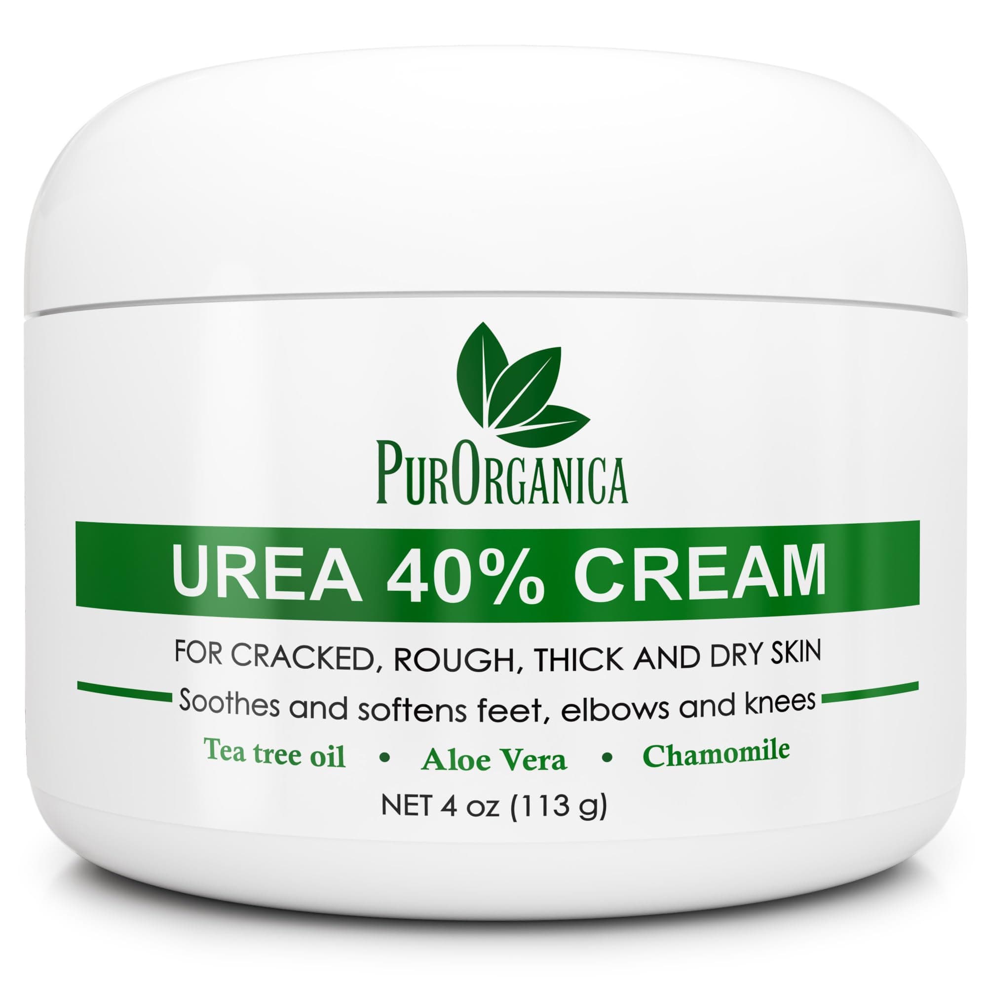Pursources Urea 40% Healing Cream 4 Oz - Best Callus Remover - Moisturizes And Rehydrates Feet To A Healthy Appearance - Soothes And Softens Thick, Cr...