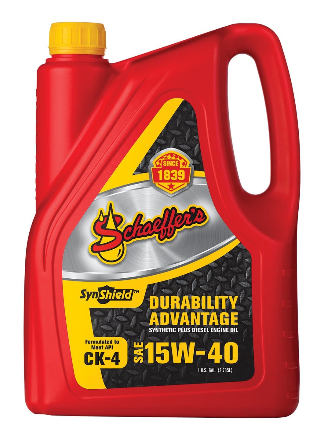 Schaeffer Manufacturing 0700Ck4-006S Synshield Durability Advantage Diesel Engine Oil 15W-40, 1 Gallon Bottle