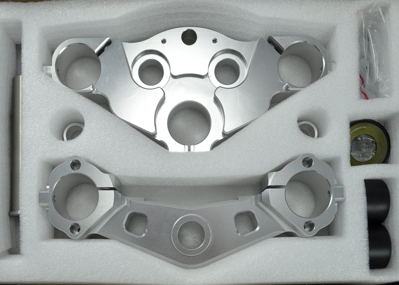 Bagger Brothers HD-TT23-016-A Raked Triple Tree For 23" Wheel Bolt (Raw Finish), fits 2014 - 2018 Harley-Davidson Touring models