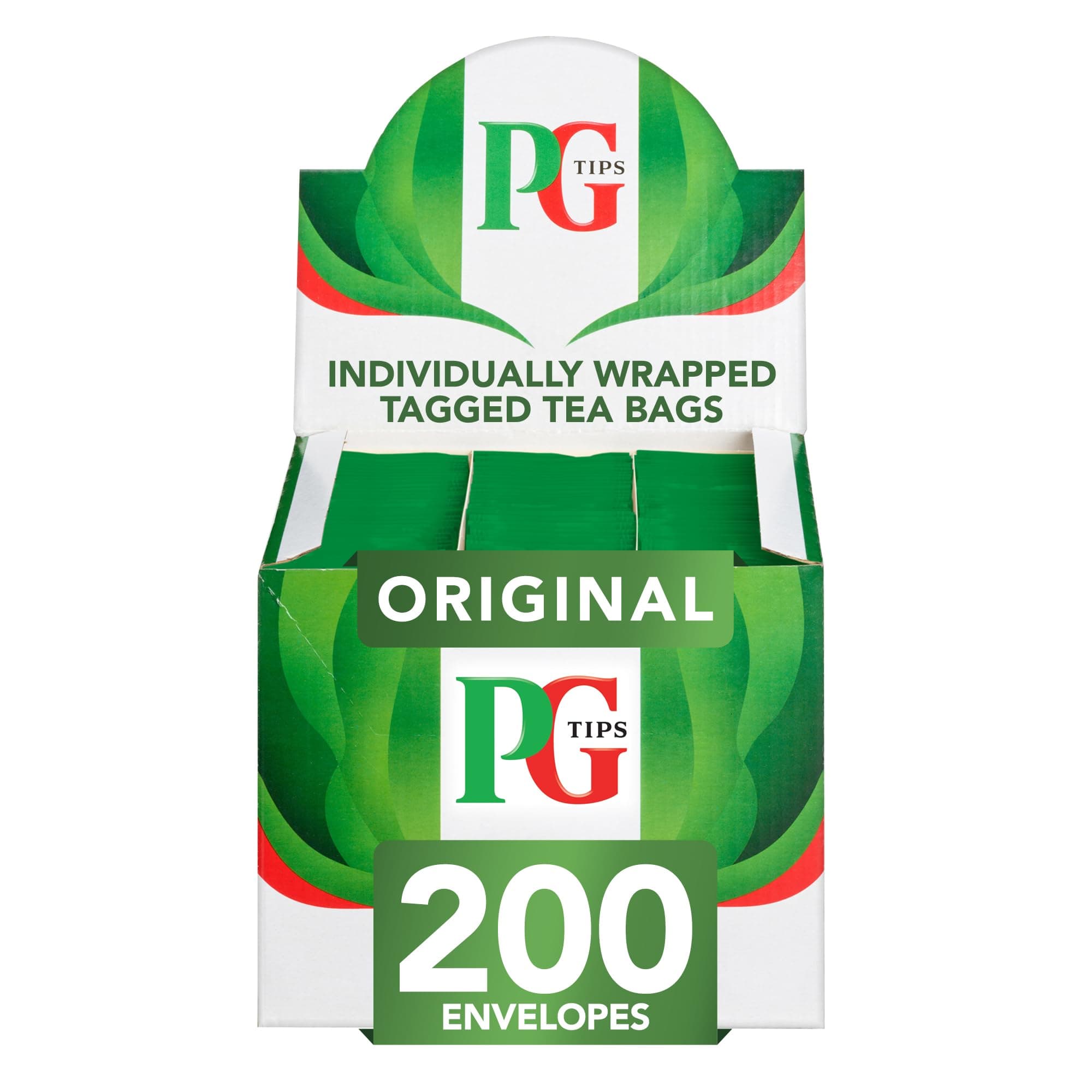 PG Tips ピージーティップス ティーバッグ 個別包装入り 200袋 【並行輸入品】