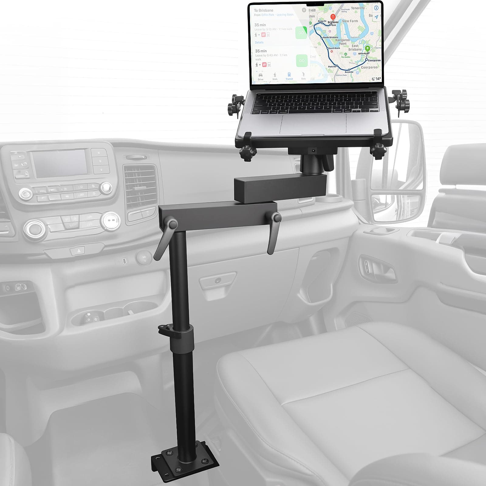 Van Laptop Mount Fit for Ford Transit 2014-2023 150 250 350 Cargo Van Laptop Holder Stand