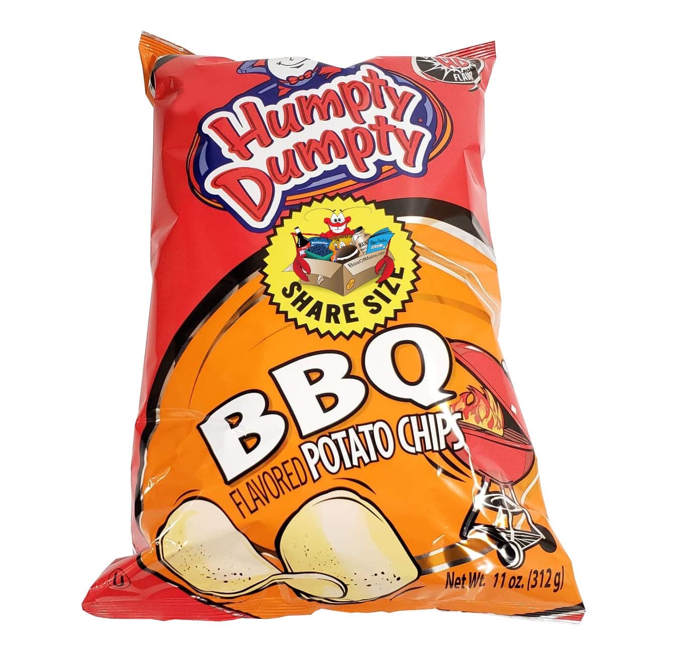 Humpty Dumpty BBQ Potato Chips, 8 Ounce, 1 Count