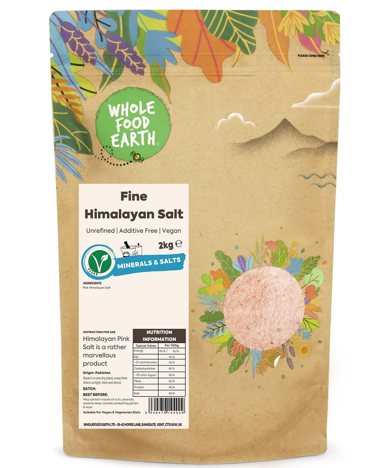 Fine Himalayan Rose Pink Salt 2 kg