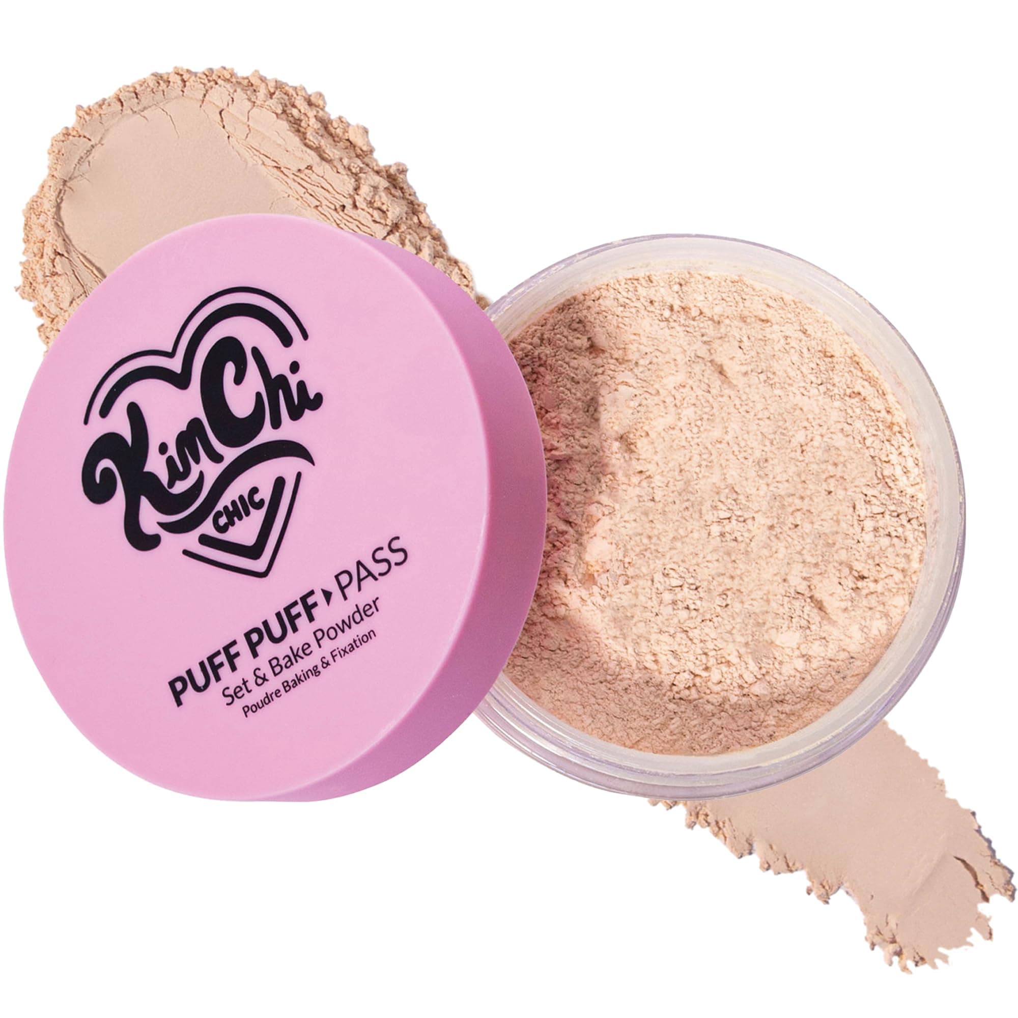 Kimchi Chic Beauty Puff Puff Pass Set & Bake Powder - Translucent