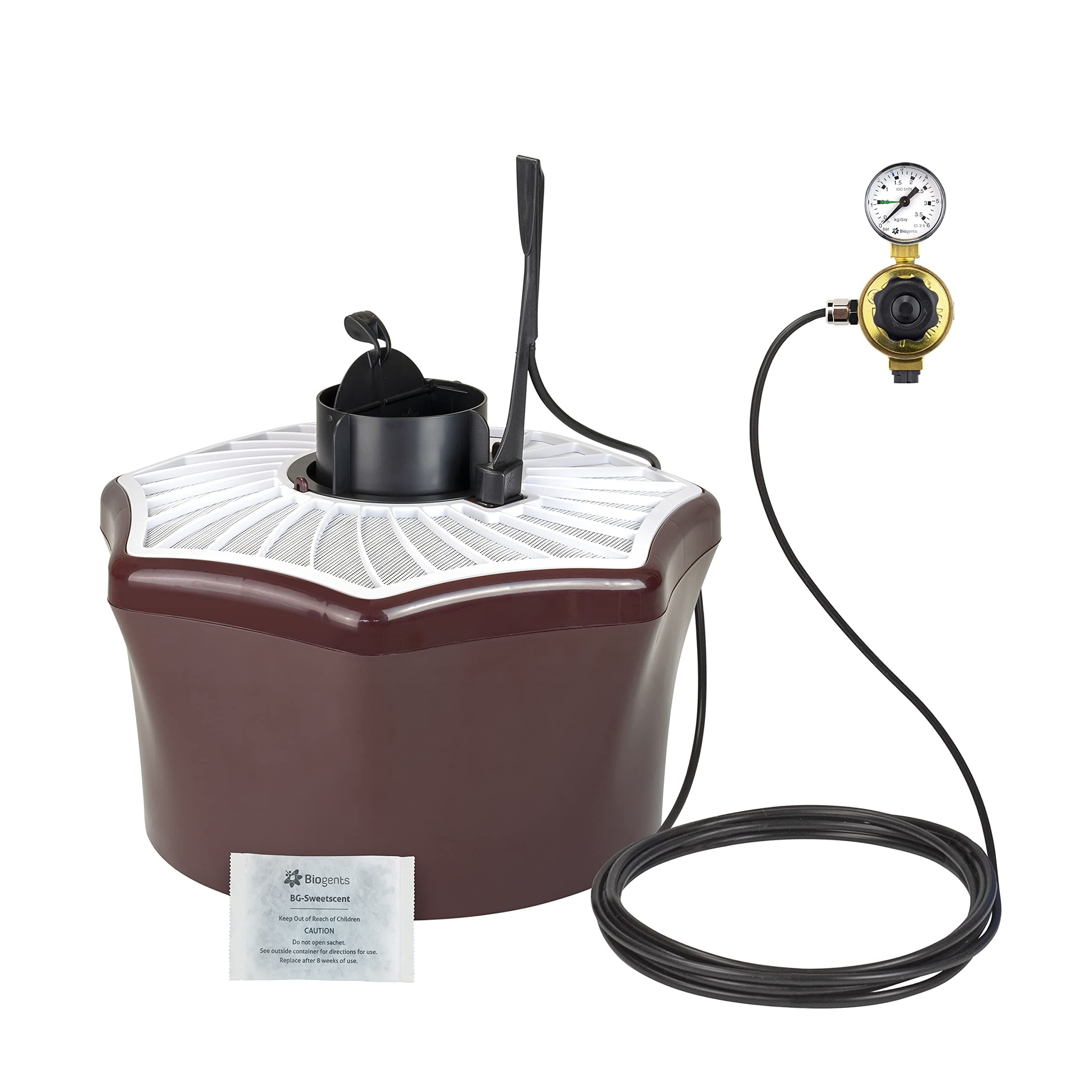 Biogents 003-DS-PGE004 Co2 Device For Capturing Mosquitoes + 2 Months of Refills, Brown Resin