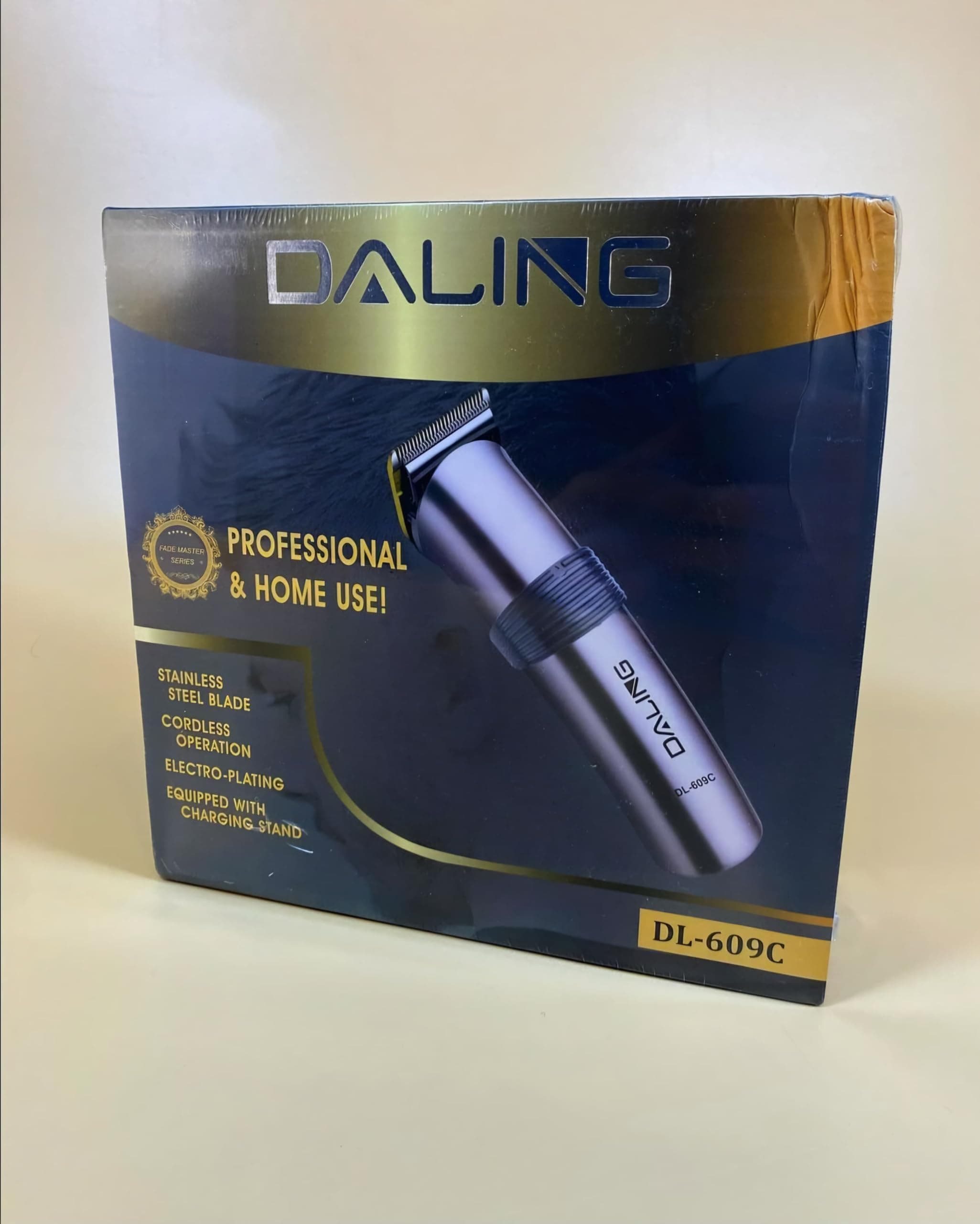 Daling Electro Plating Professional Hair Clipper – Durable, Precision Grooming Tool with Ergonomic Design for Salon and Home Use