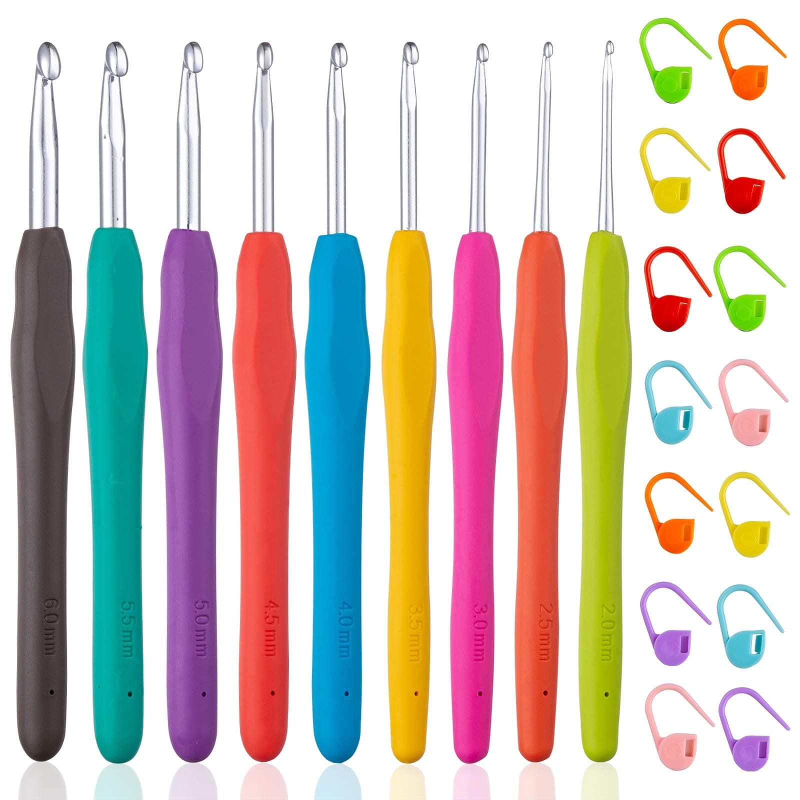 Vodiye 23Pcs Crochet Hooks