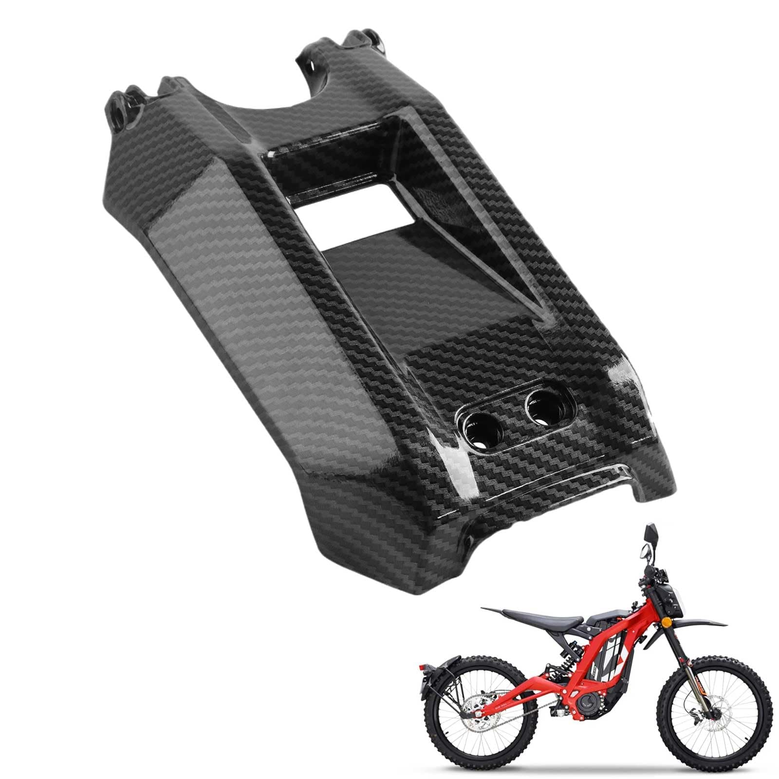 PACEWALKER Sur Ron Battery Cover Motorcycle Carbon Fiber Pattern Battery Guards Wrap for Surron Sur Ron Light Bee S/X Segway Electric Dirt Bike