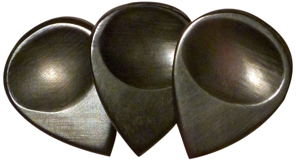 P3-GRBH Grip Exotics Black Horn Guitar Picks