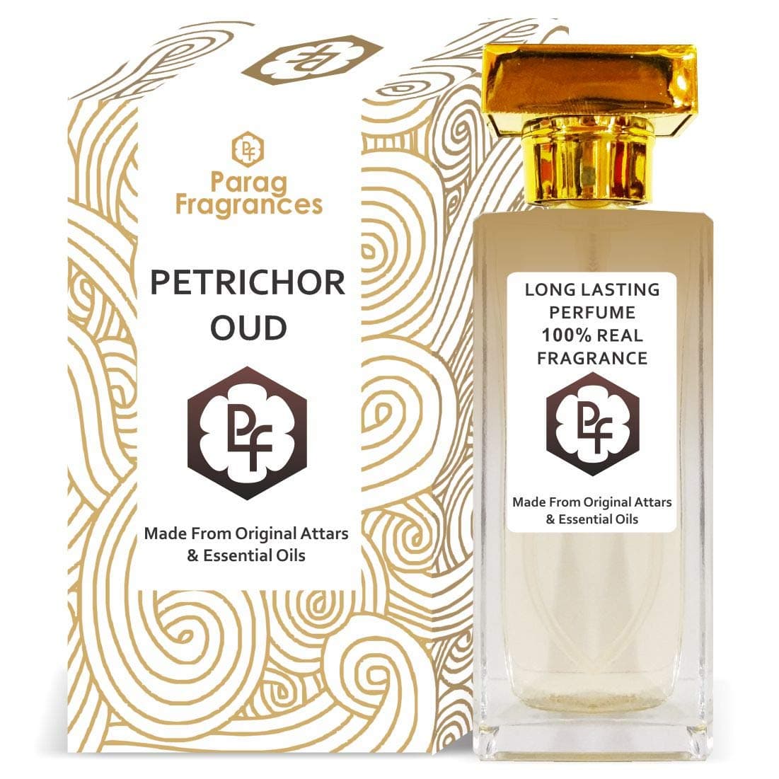 - Petrichor Oud Eau De Perfume 60ml (Unisex) Long Lasting Perfume With Imported Crystal Glass Bottle
