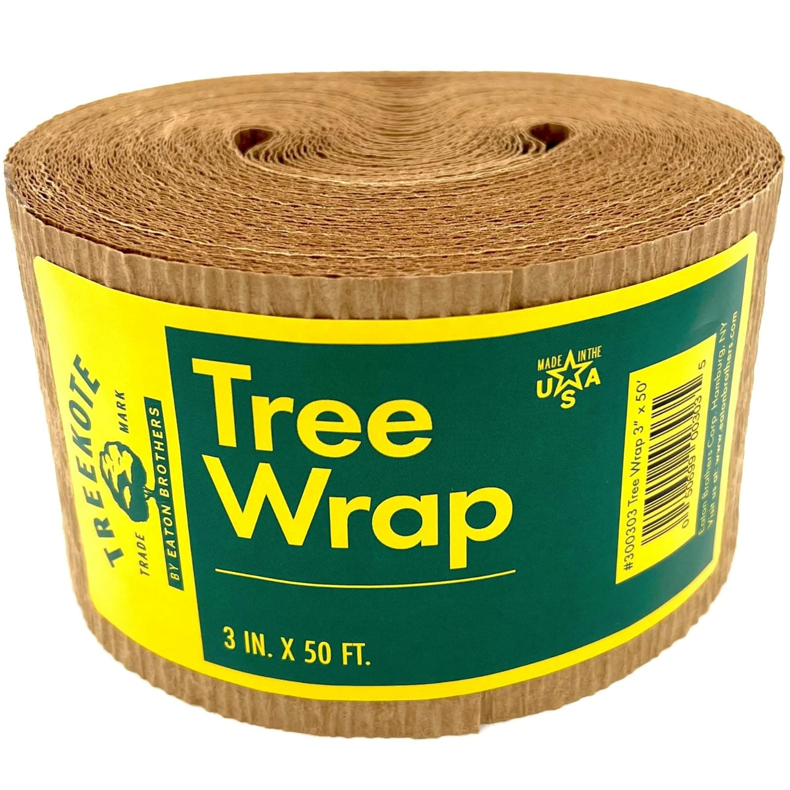 Treekote 3"x50' Tree Wrap - Weather Resistant Tree Protection - Tree Trunk Wrap for Frost, Sun and Moisture - Tree Guard for Fruit trees, Shrubs and Saplings - Non Toxic
