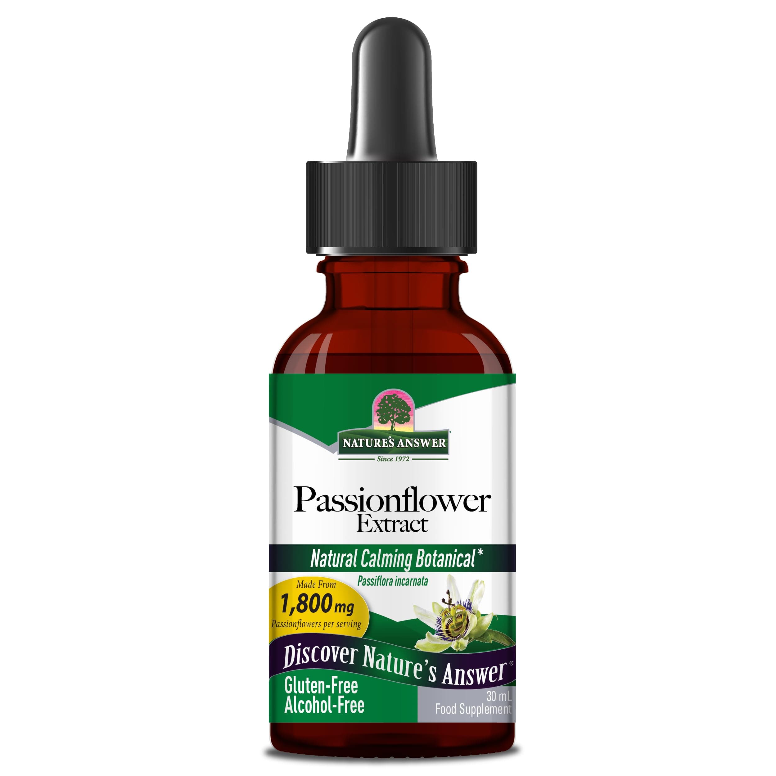 Passion Flower, Alcohol Free Extract 1 FL Oz (Pack of 1)
