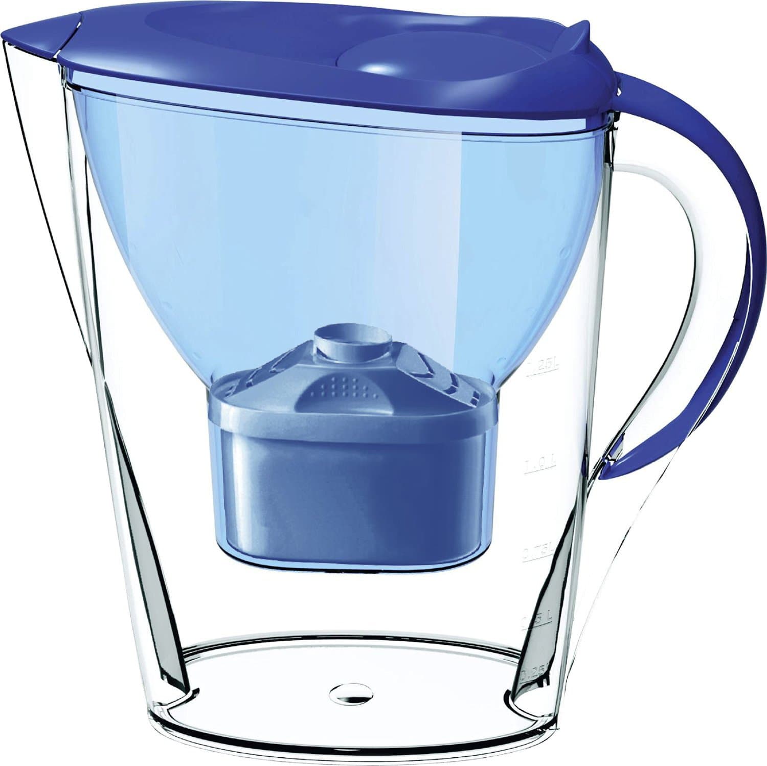 The Alkaline Water Pitcher - 2.5 Liters, Free Filter Included, 7 Stage Filteration System To Purify and Increase PH Levels