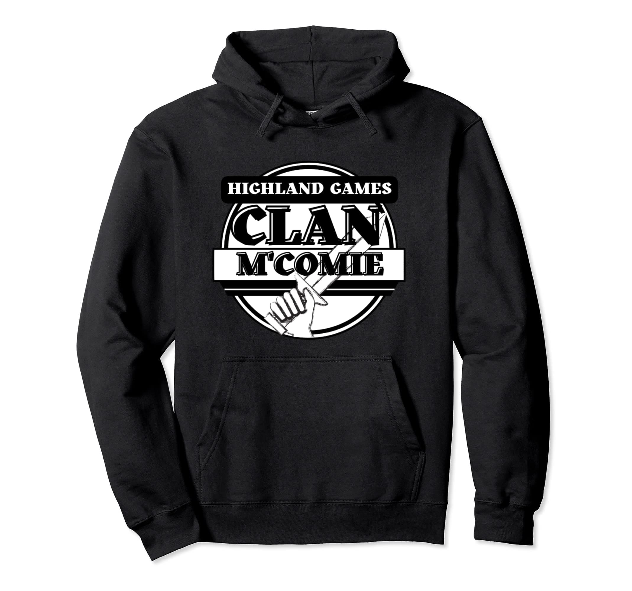 M'Comie Highland Games Scottish Clan Pullover Hoodie