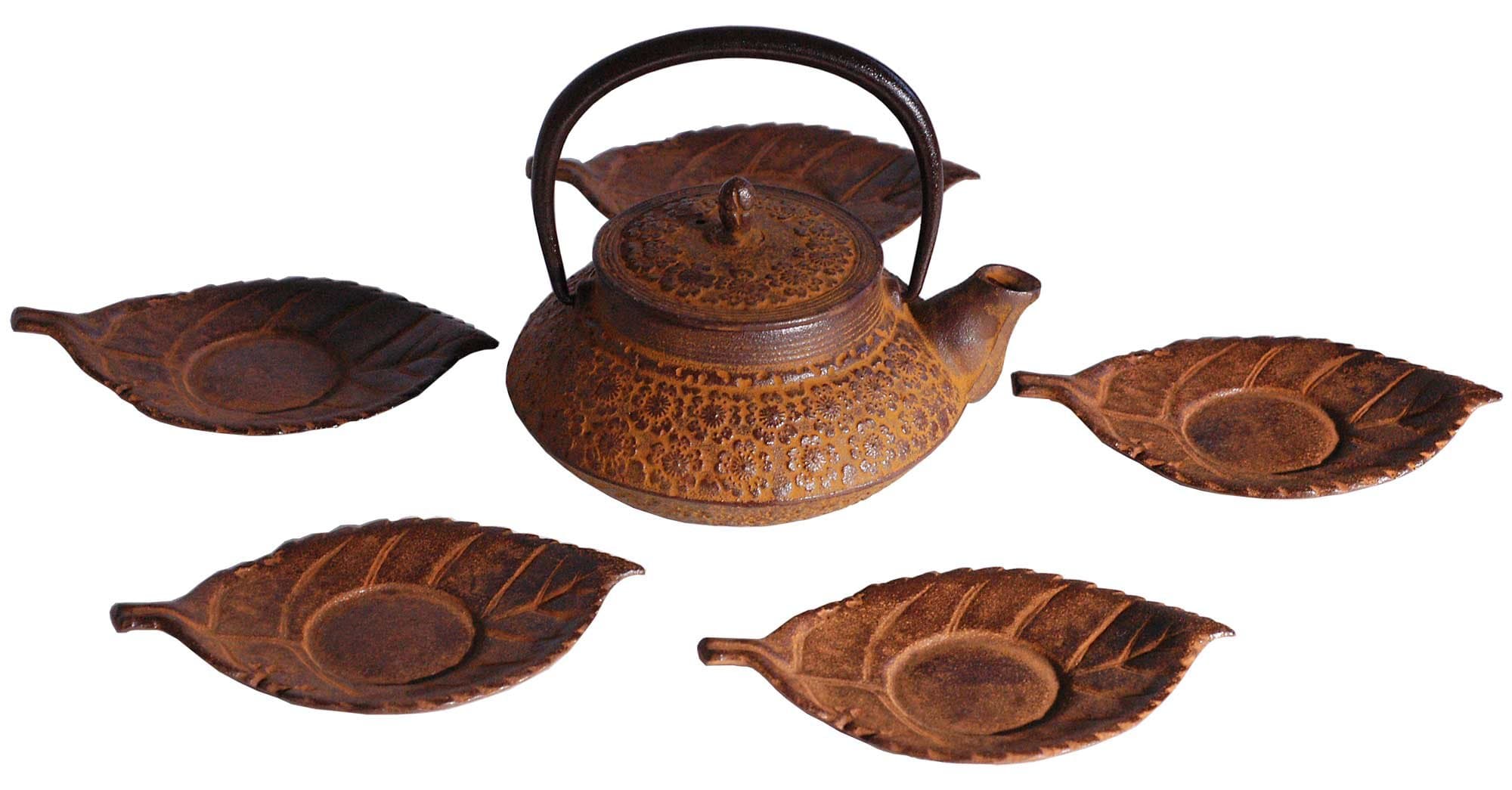 Nanbutekki Shoukoudo Japanese Tea pod set Brown
