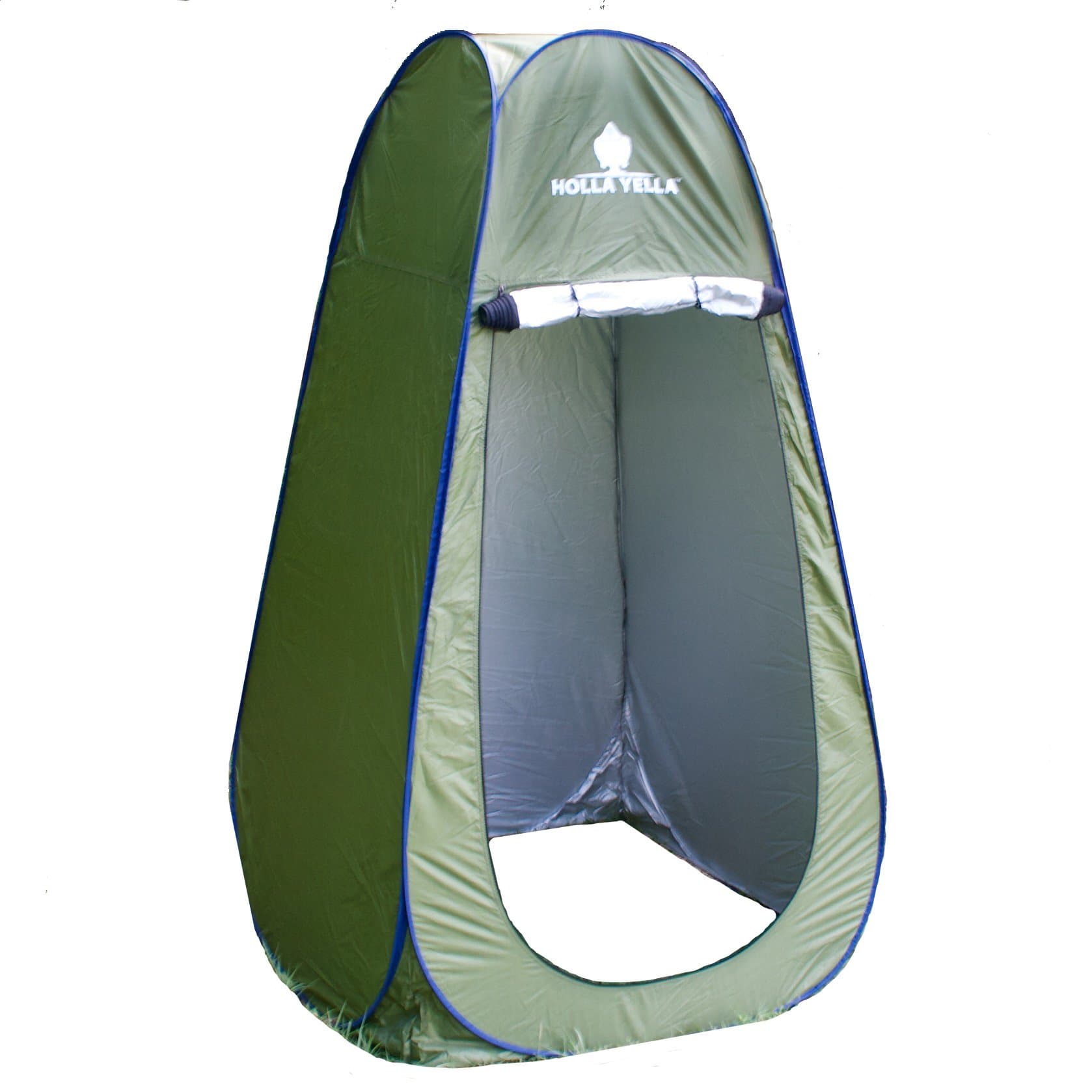 Holla Yella Extra Large Pop Up Privacy Tent - Tallest Available, Superior Light Blocking Fabric - Camping, Hiking Shelter Great for Shower, Changing, Baby Care - Instant Set Up, Portable, Lightweight