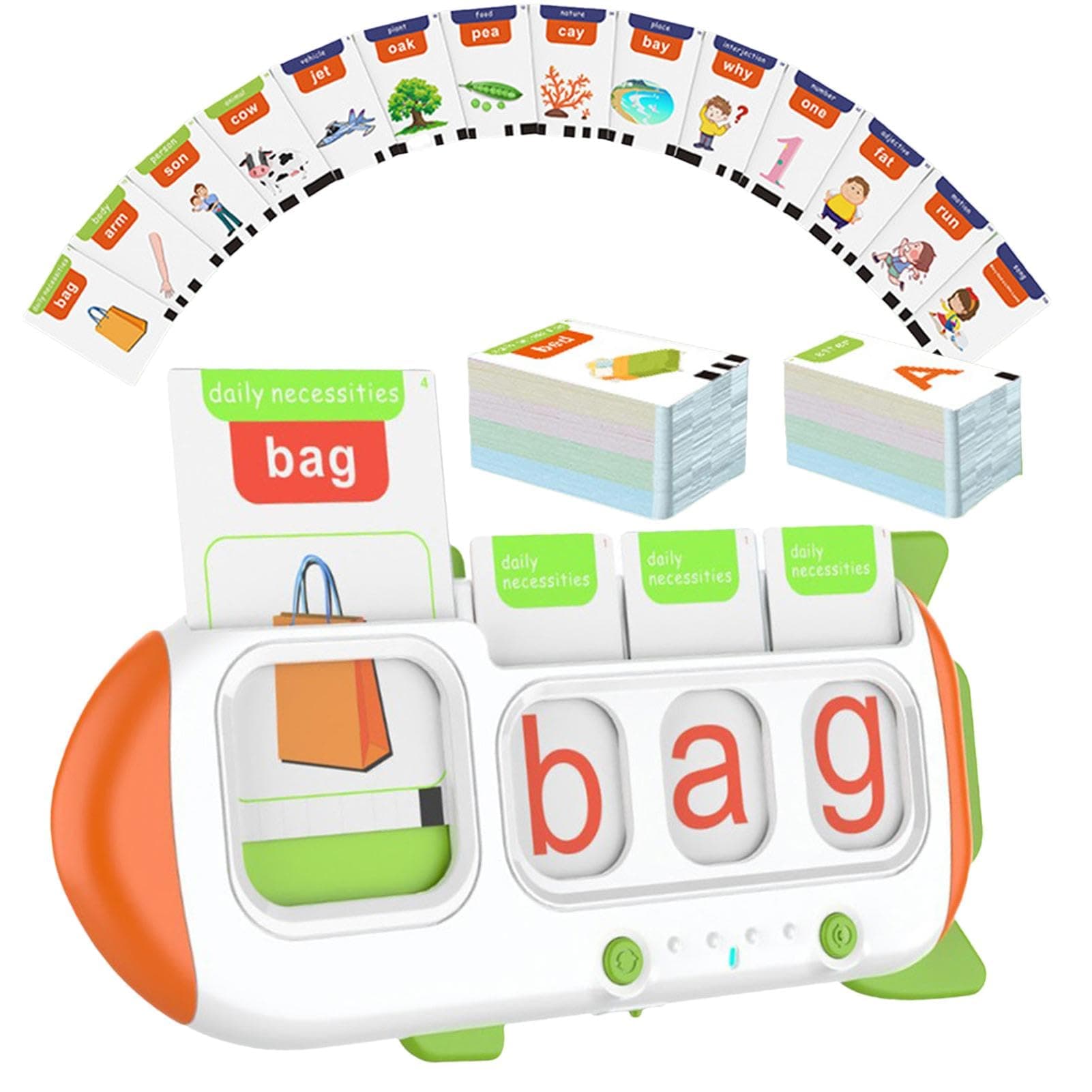 Machine Learning Cards, English Talking Cards, Educational Interactive Toy Pocket Speech Buddy With 162 Cards For Kids For Preschool,Kindergarten,Ages 2-4