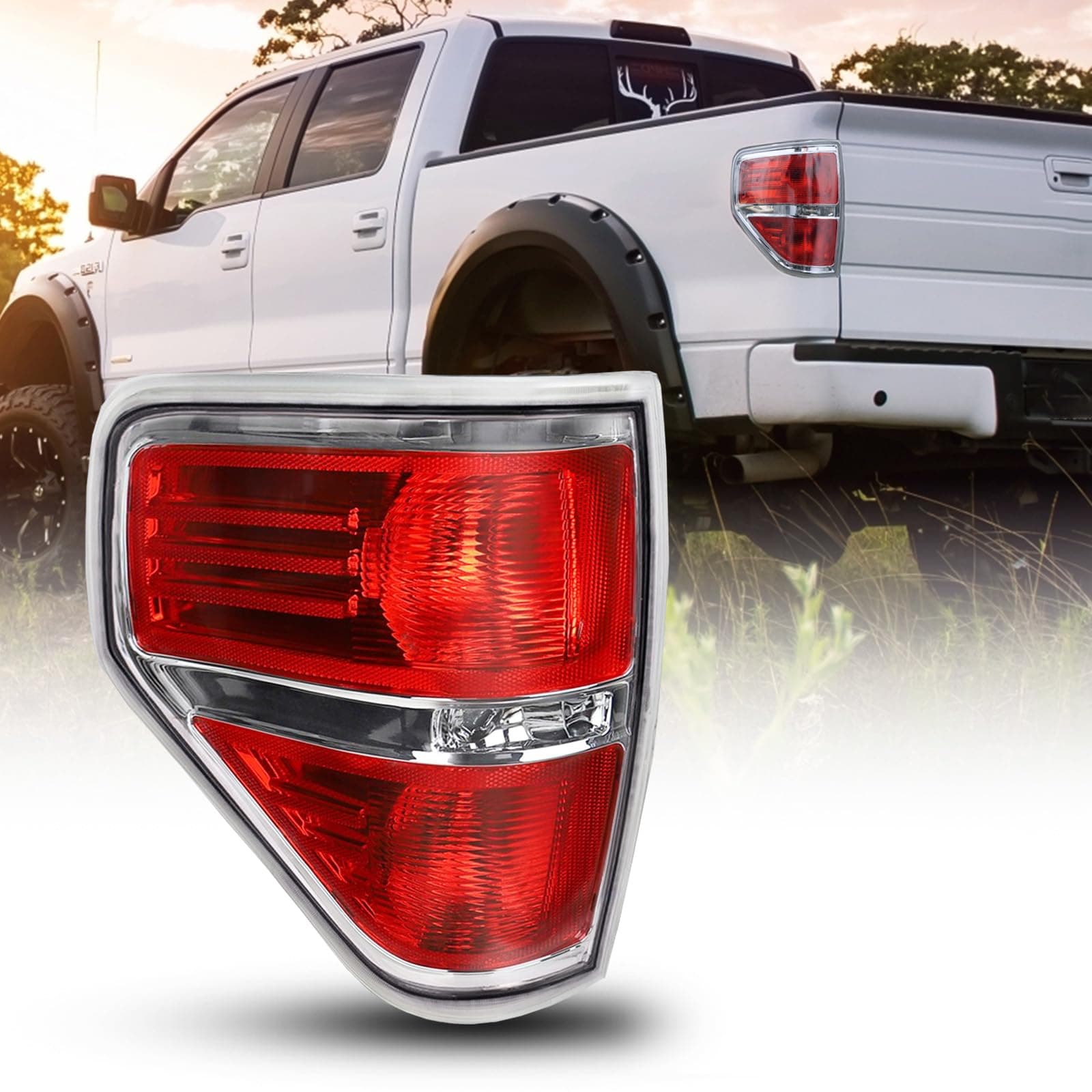 AUTOONE F150 Tail Light Assembly Rear Lamps Replacement for 2009 2010 2011 20...