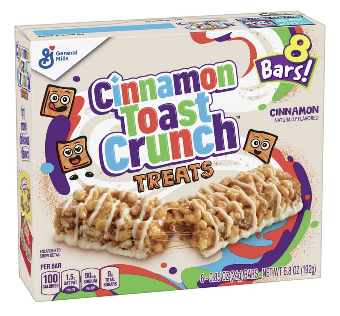 General MillsBreakfast Cereal Bars 6.8oz (Cinnamon Toast Crunch)