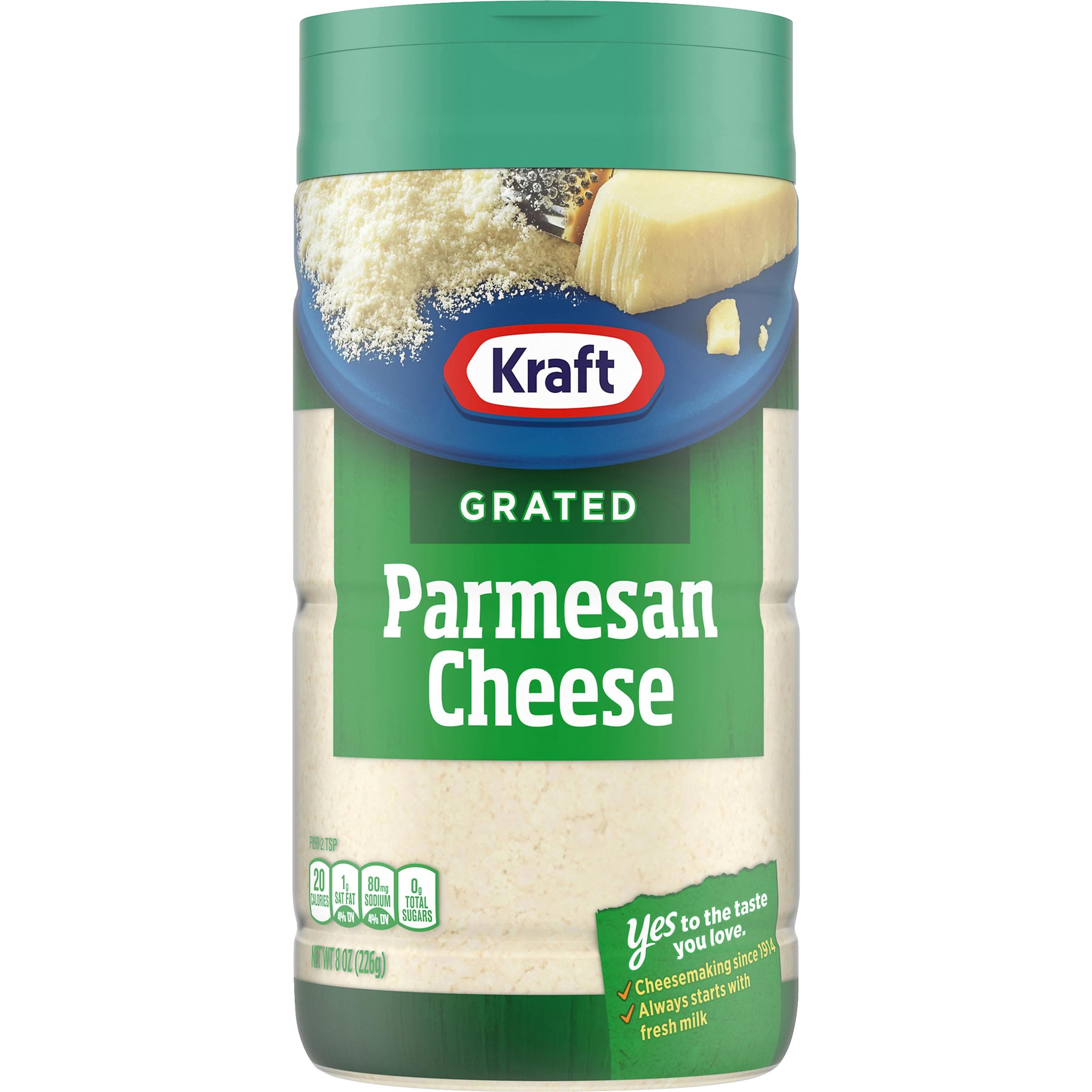 Kellogg's Kraft Parmesan Grated Cheese, 8 oz