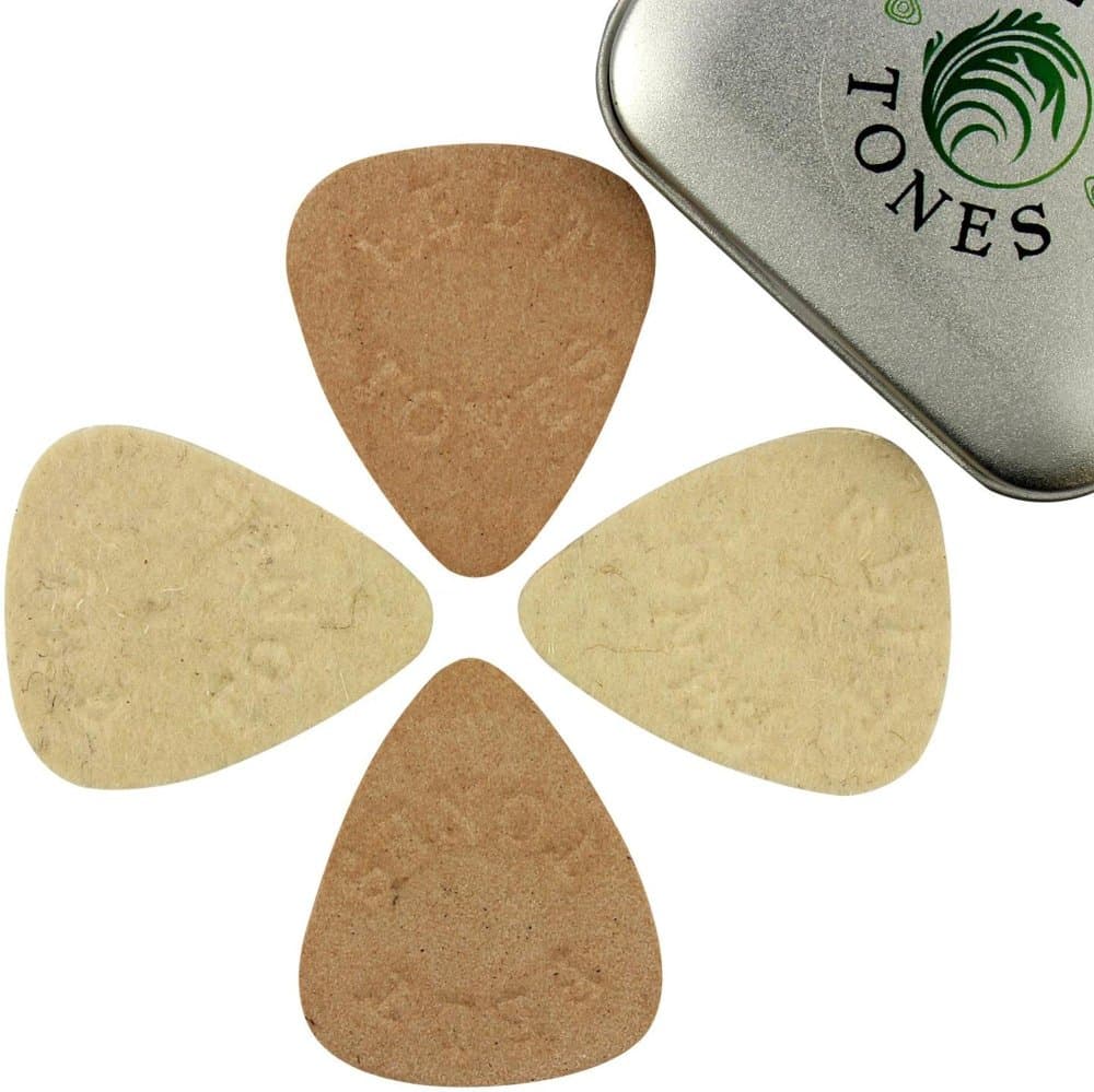TimberTones Timber Tones FET-MT-4 Guitar Picks, Felt Tones Mixed, 4 Pack