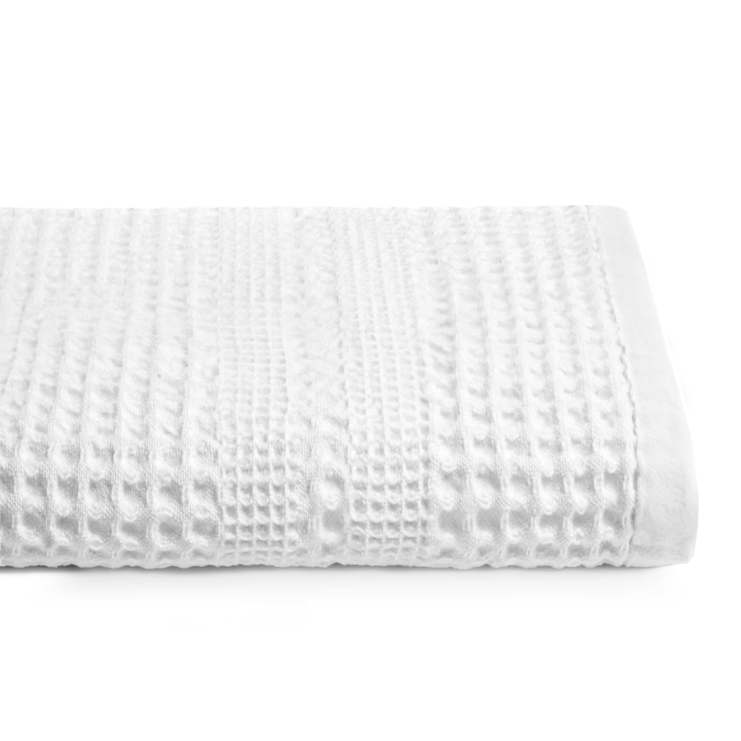 GILDEN TREE Waffle Towels Quick Dry Lint Free Thin Bath Towel, Classic Style (White)
