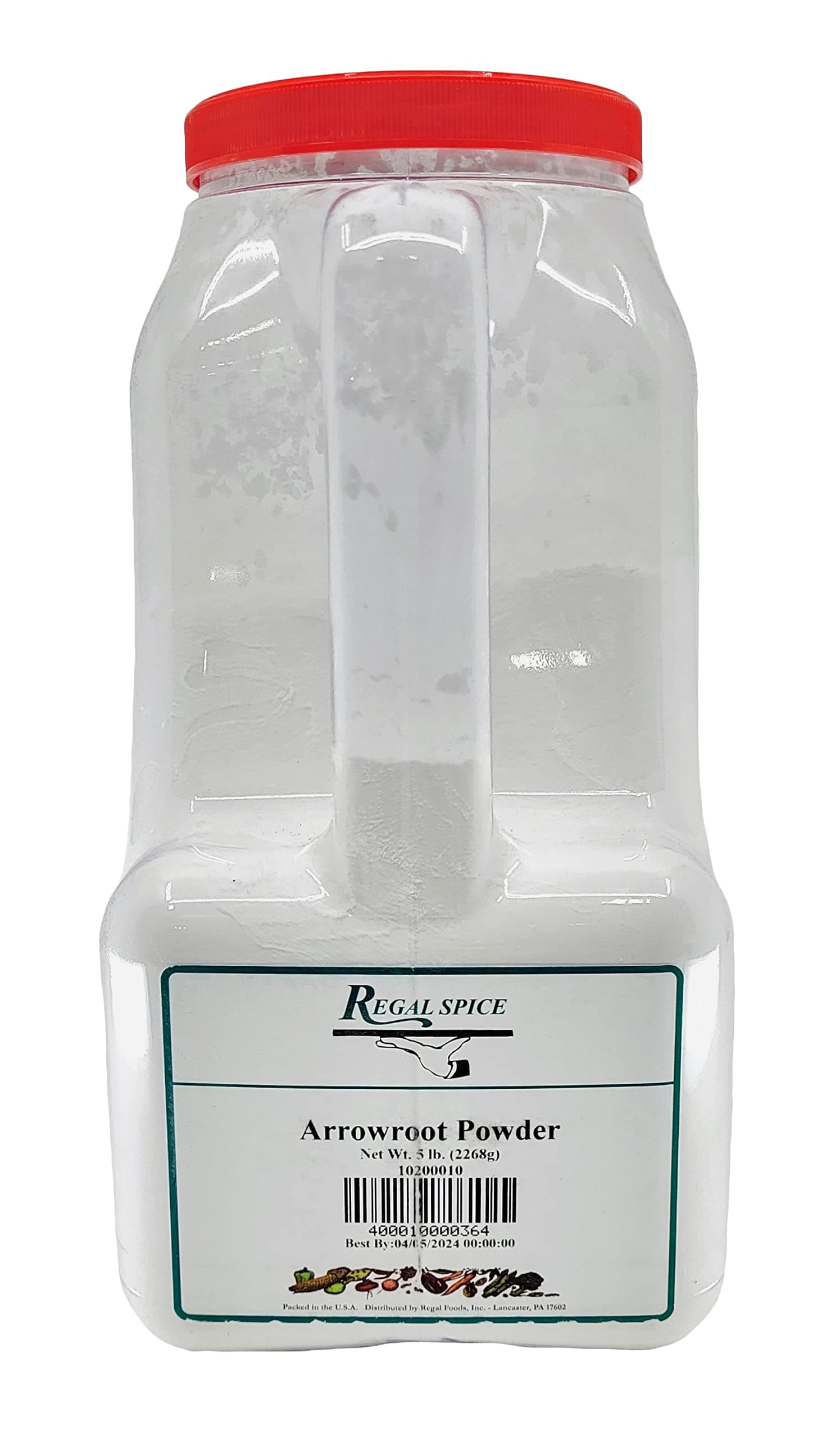 KIMBONNI Regal Bulk Arrowroot Powder, 5lbs