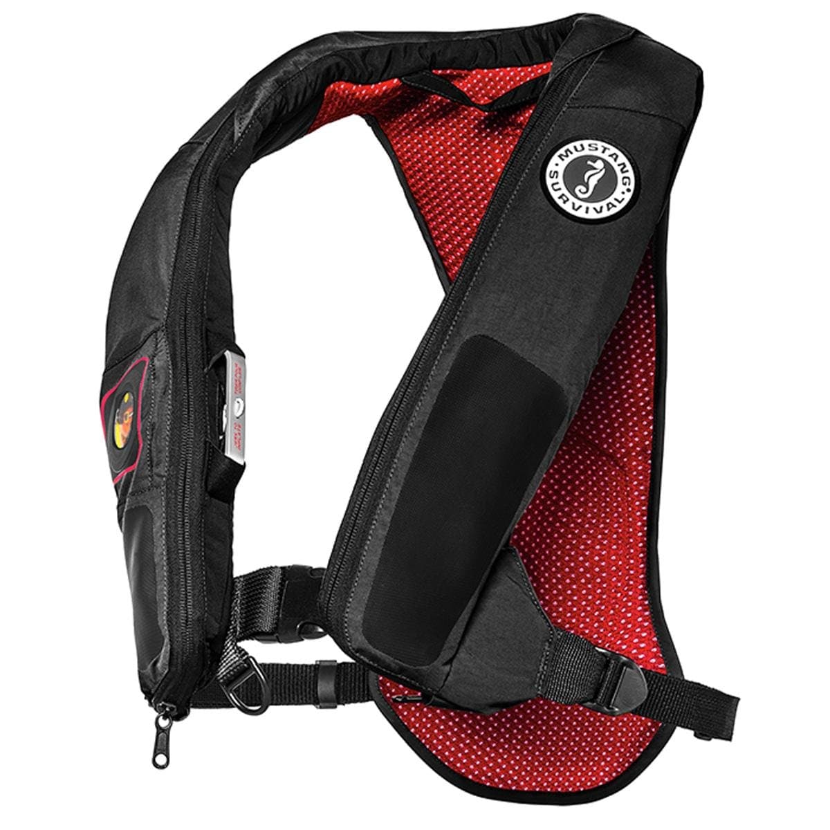 Mustang Survival Corp Elite 38 Automatic Inflatable PFD, Gray/Red