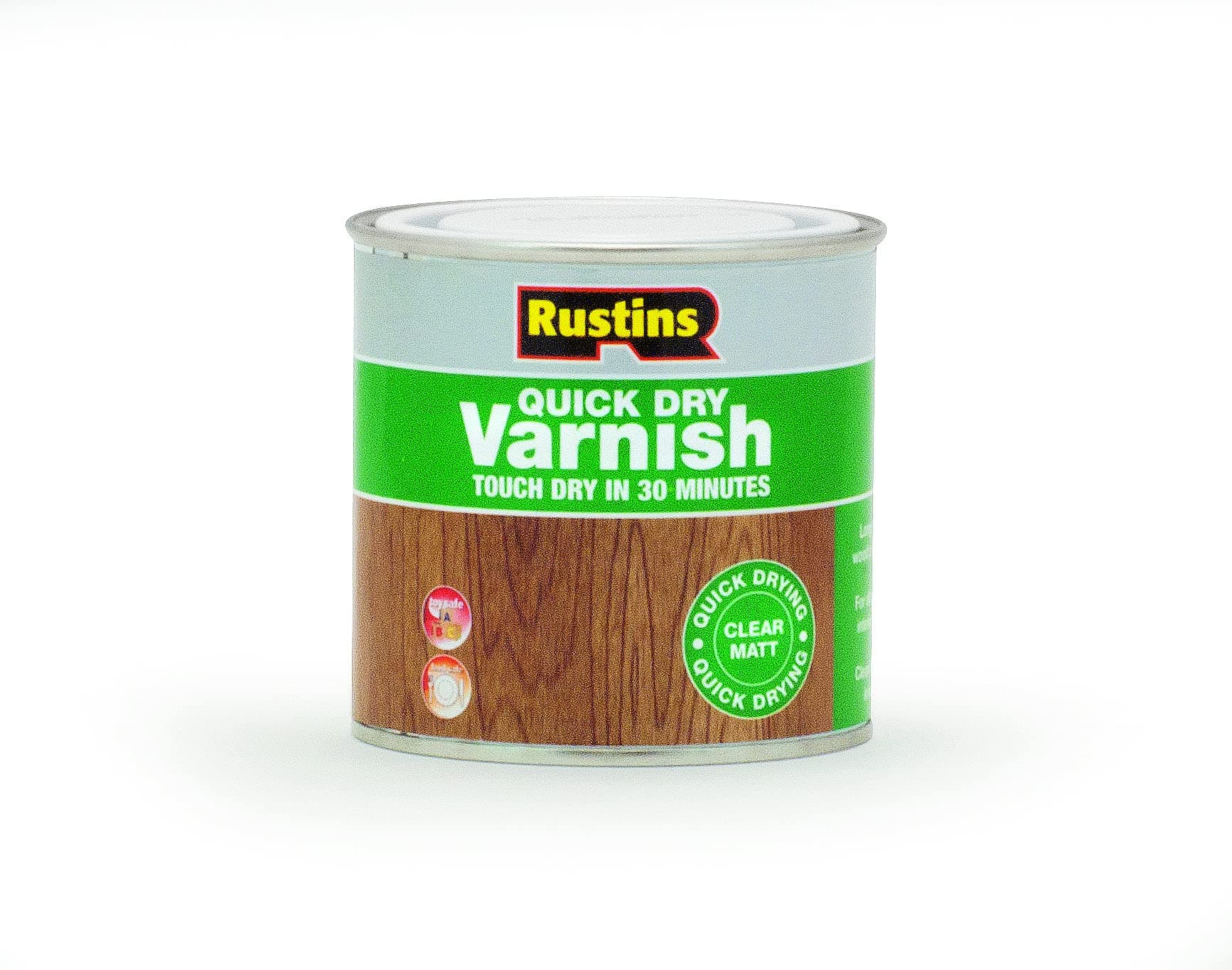 Rustins Quick Dry Varnish Clear Matt 250ml