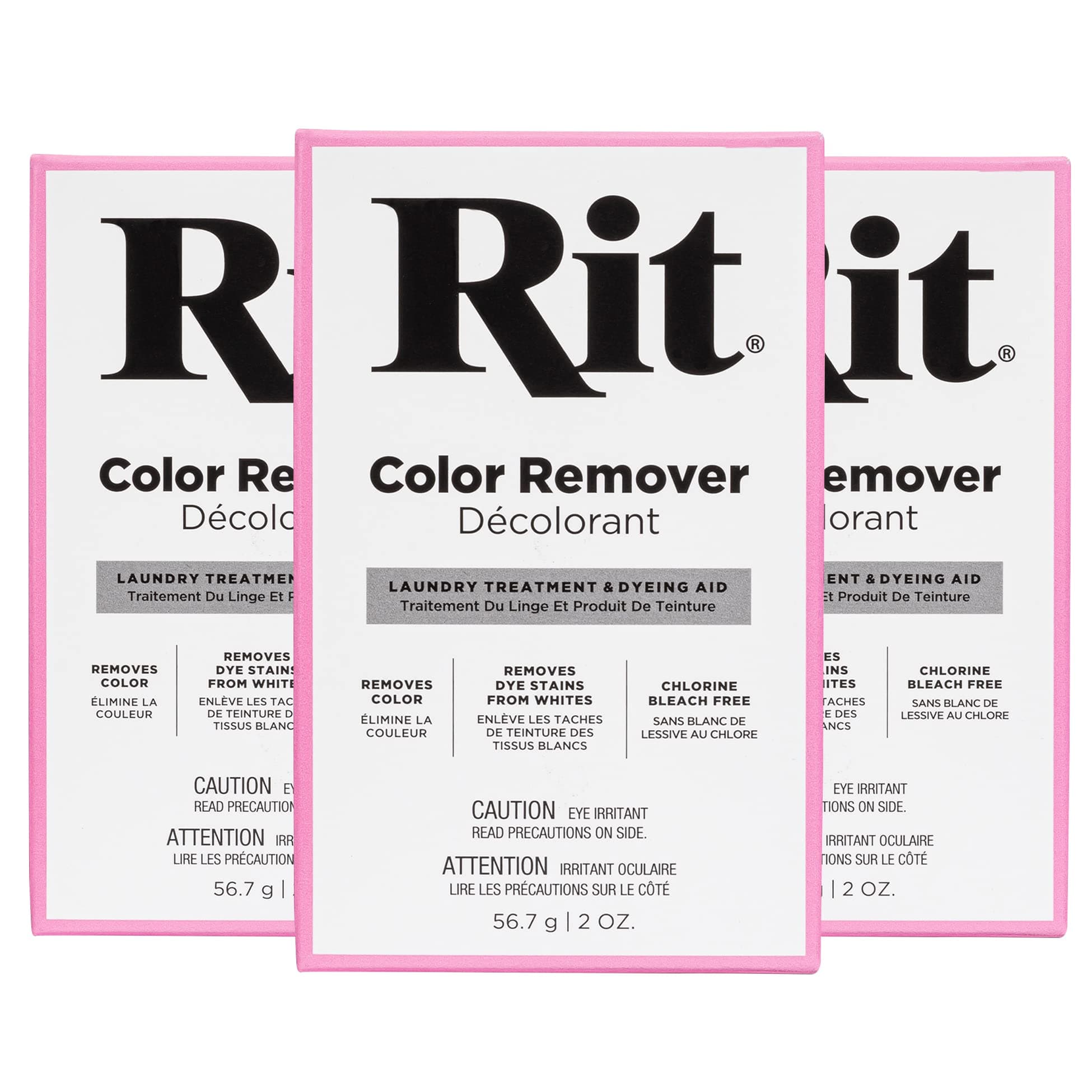 Dye Laundry Treatment Color Remover Powder, 2 oz, 3-Pack