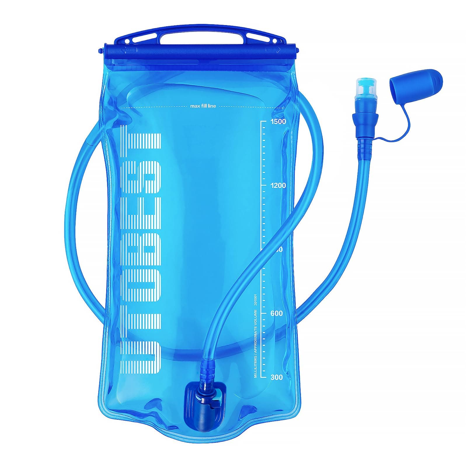 UTOBEST Hydration Bladder, Water Bladder 1L 1.5L 2L 3L, BPA Free, Leak Proof Water Reservoir for Running Cycling Hiking Camping, UTR201