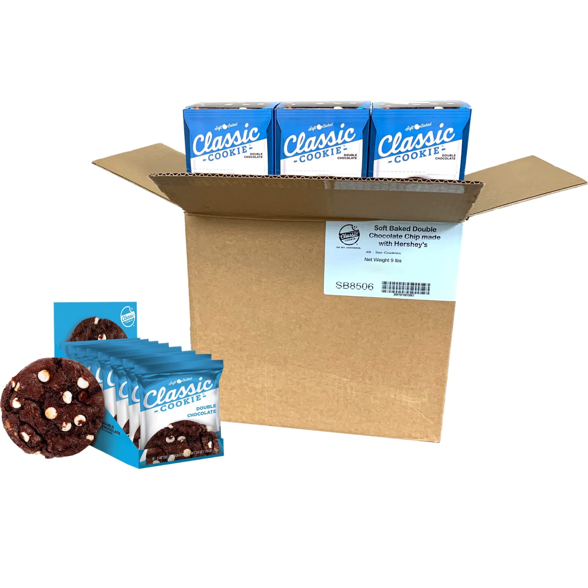 Classic Cookie Soft Baked Cookies, 8 Individually Wrapped Cookies Per Box