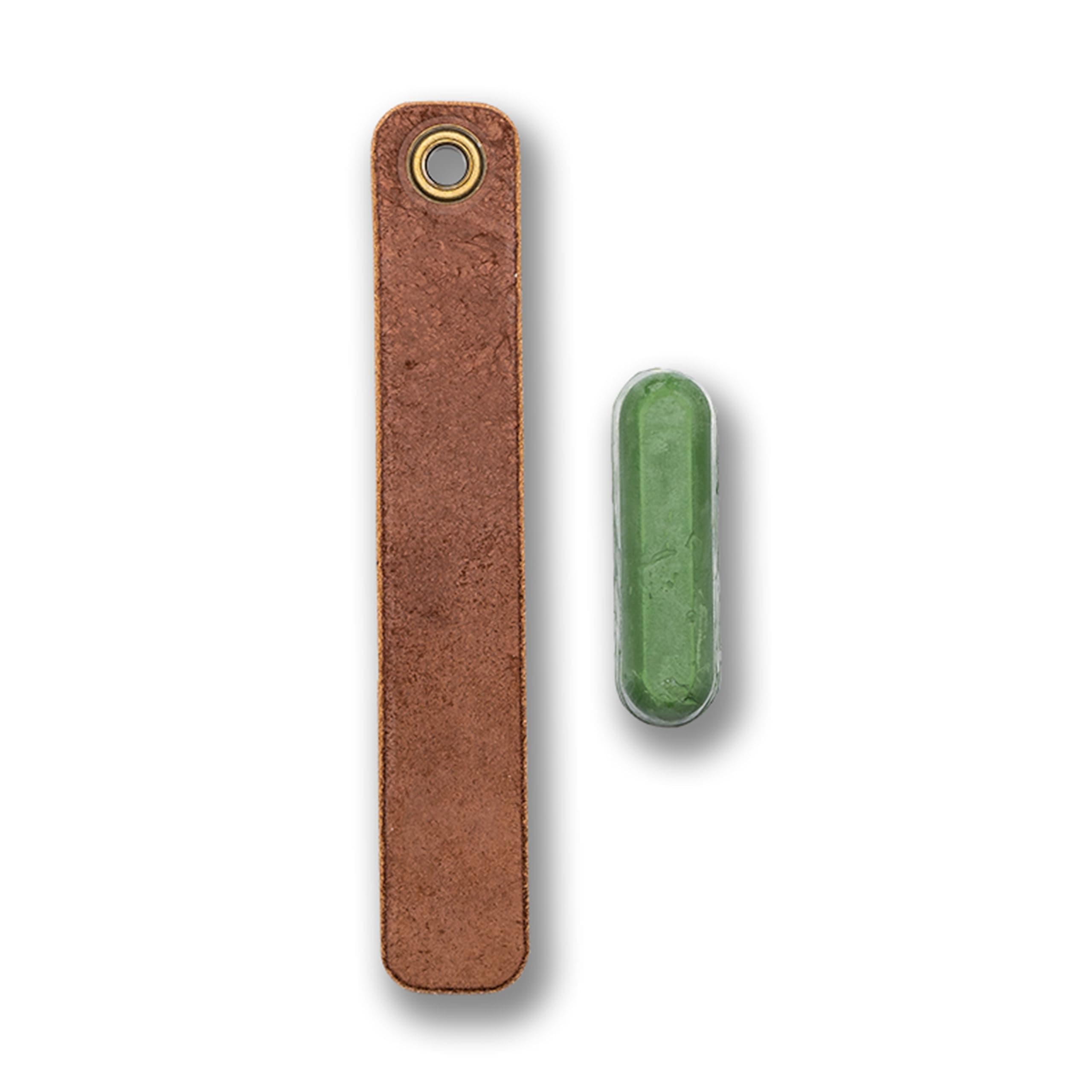 Leather Strop and Strop Compound for Pocket Knife Sharpening
