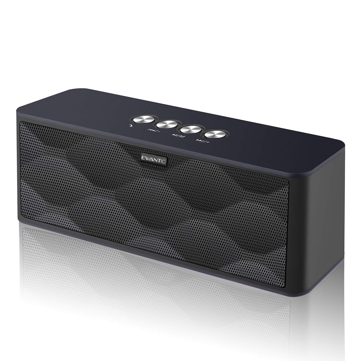 Bluetooth Speaker EWANTIC S9, Portable Wireless Speaker with 12W Stereo Sound, Bluetooth 5.0, 15-Hour Playtime, 100ft Range, TF-card, Built-in Mic, Wireless Stereo Pairing, Speaker for Home, Outdoors