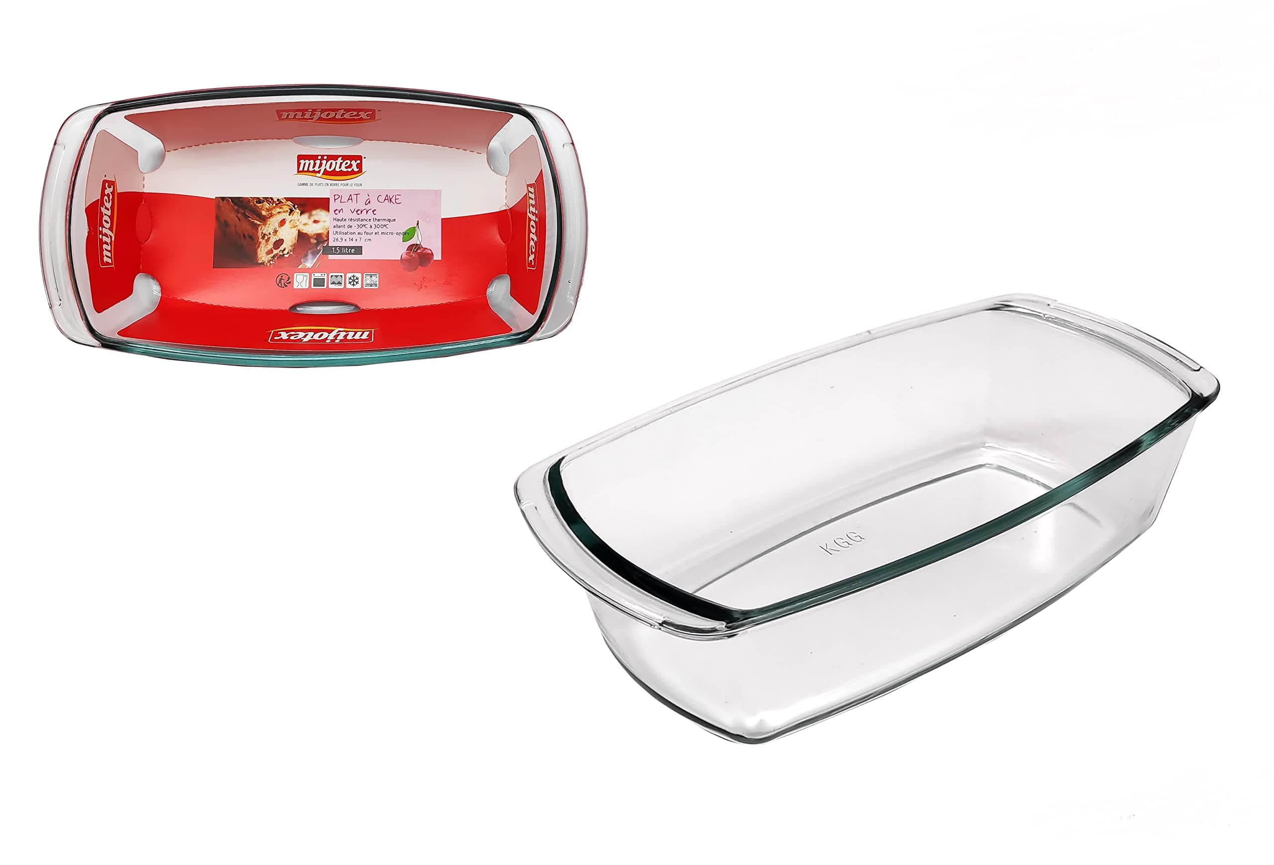 mijotex Glass Cake Mould 1.5 L Capacity