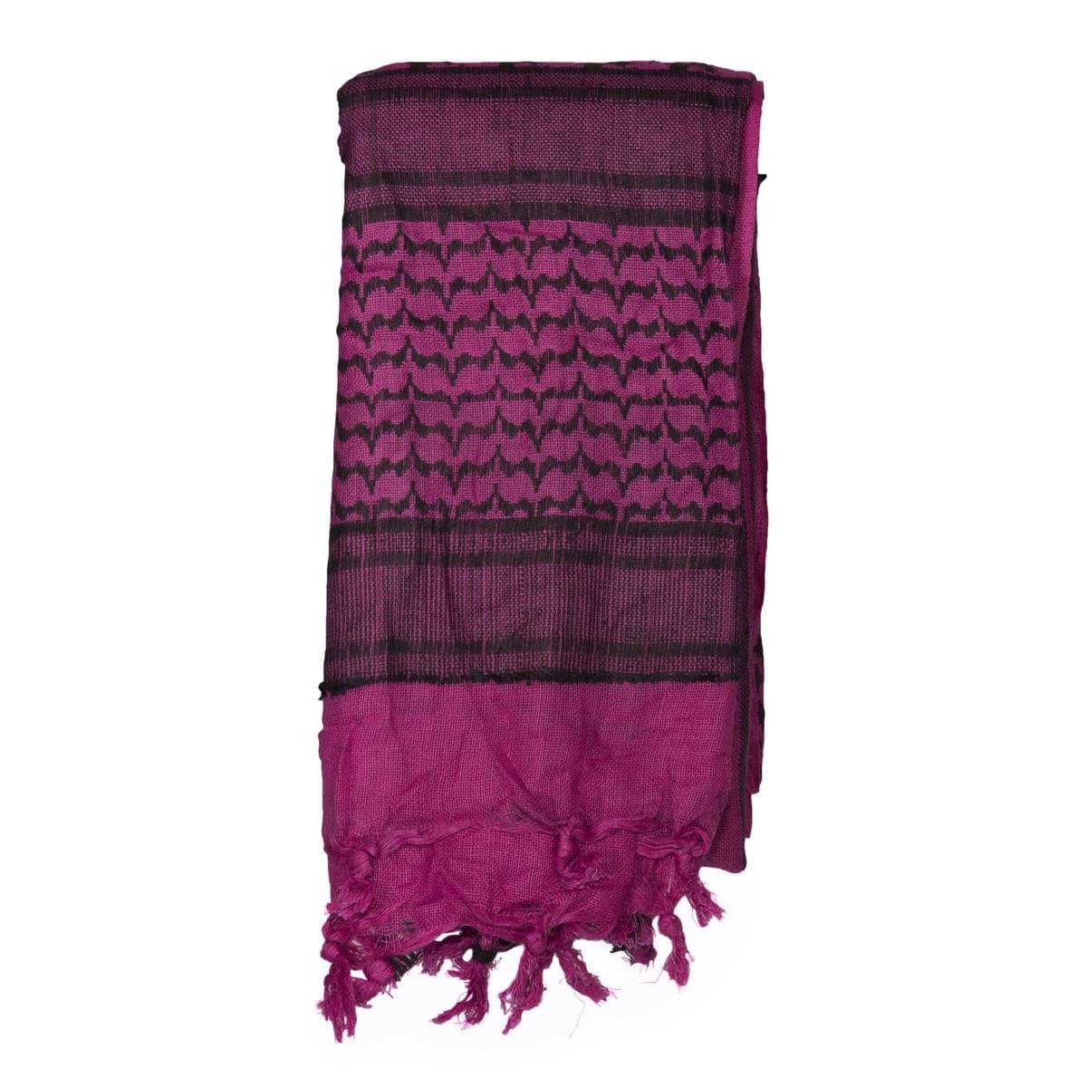Shemagh, Arab Head Scarf, Kafiya, Pink and Black