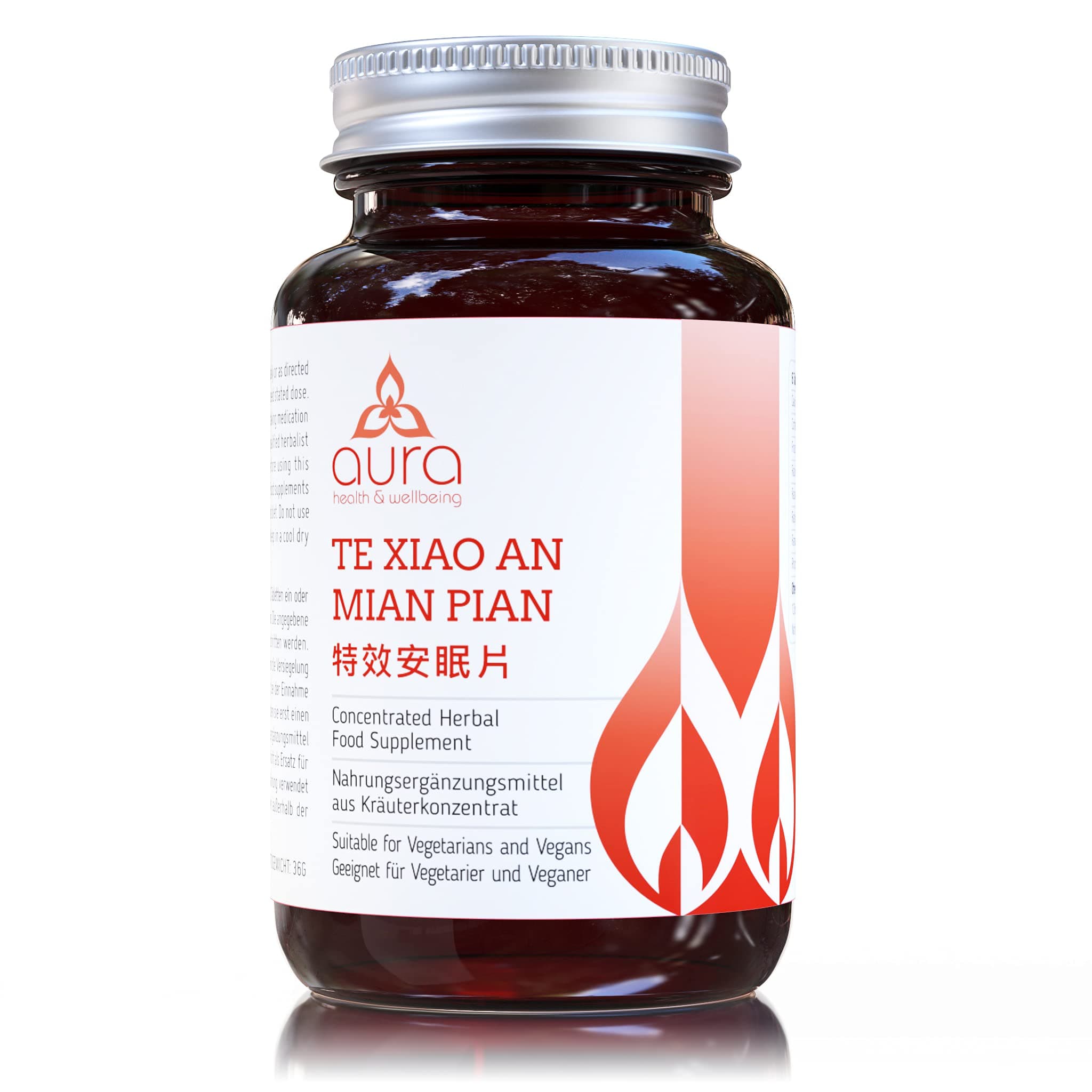 Te Xiao an Mian Pian 特效安眠片 (Silktree Bark & Red Sage), 5:1 Concentration Ratio, 4-9x More Concentrated Than Other Brands, Vegan Friendly, Gluten-Free, Non-GMO, Authentic Natural Herbs, 60 Tablets