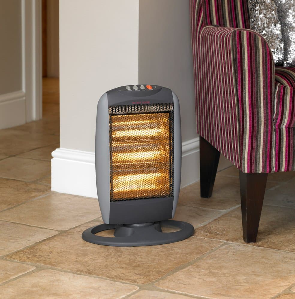 Kingfisher Limitless 1200W Halogen Electric Heater Remote Control