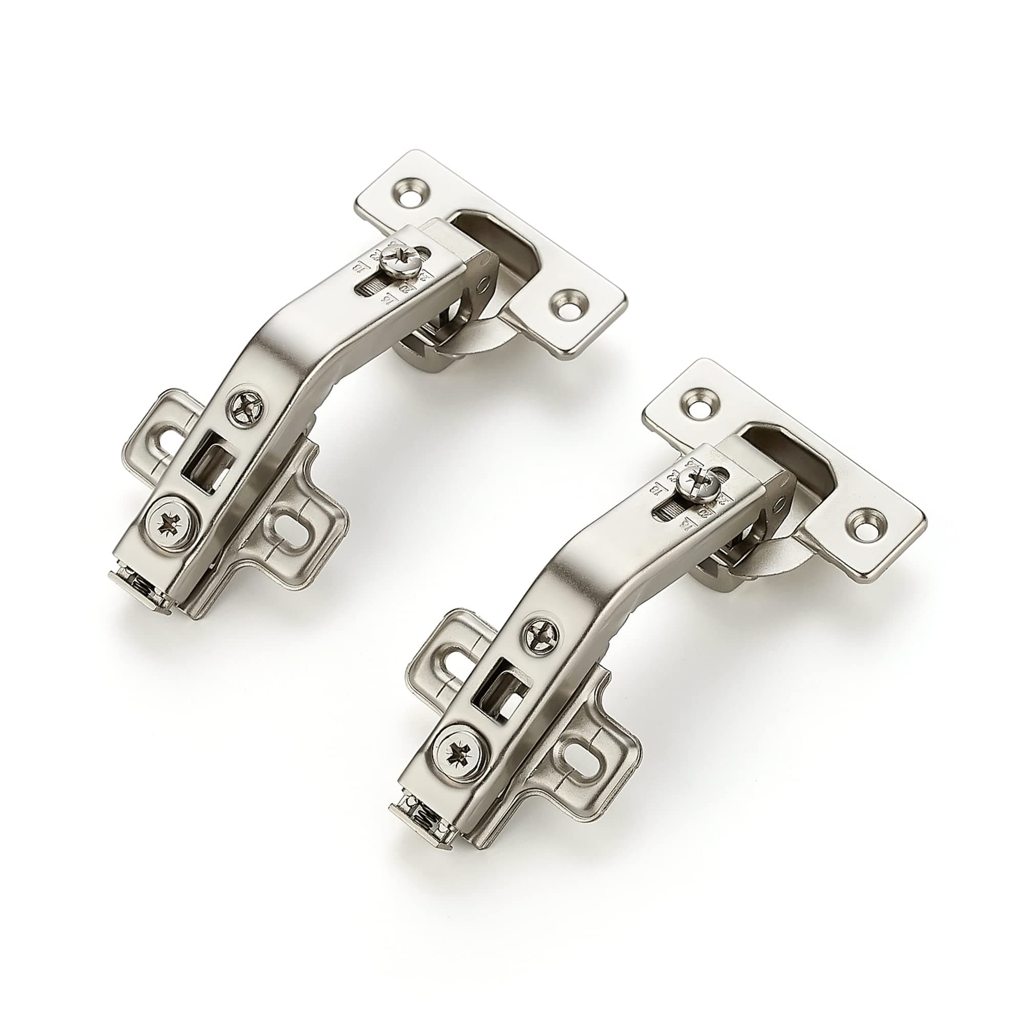 Ravinte 1 Pair 2 Pack Kitchen Cabinet Hinges, 135 Degree Kitchen Door Hinges Compatible with Lazy Susan Corner Cupboard,Full Overlay Face Frame Concealed Corner Cabinet Hardware