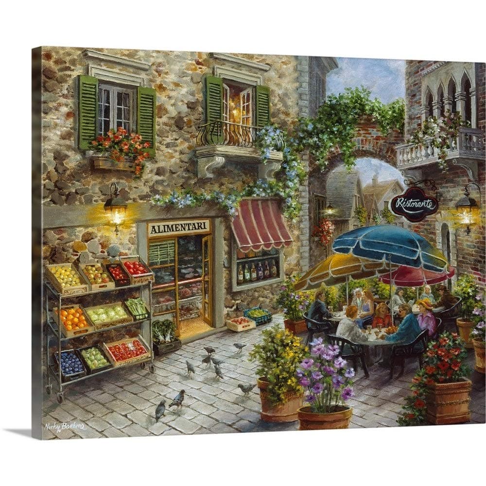 CANVAS ON DEMAND Contentment Canvas Wall Art Print by Nicky Boehme, Contemporary, Home Decor, Artwork, 30"x24"