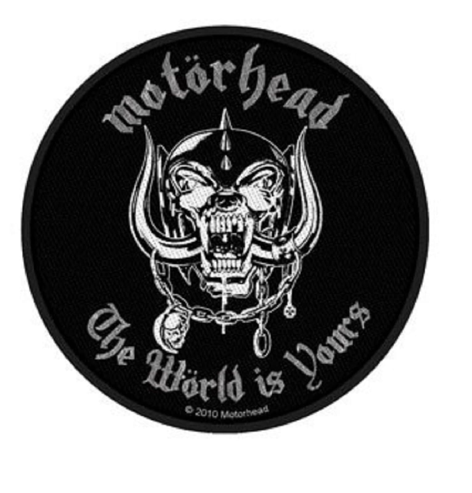 Motorhead The World is Yours Official Circular Patch (10cm)