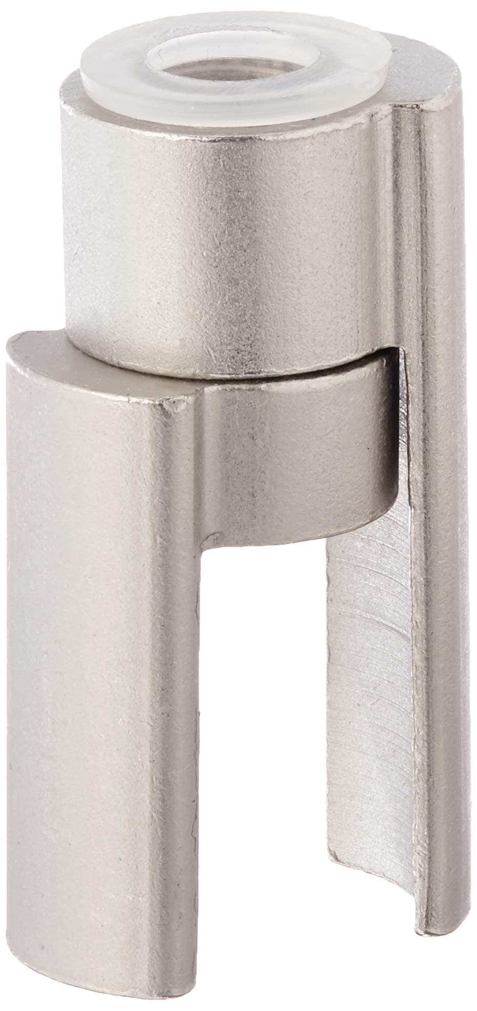 Residential Hinge Door Stop in Satin Nickel