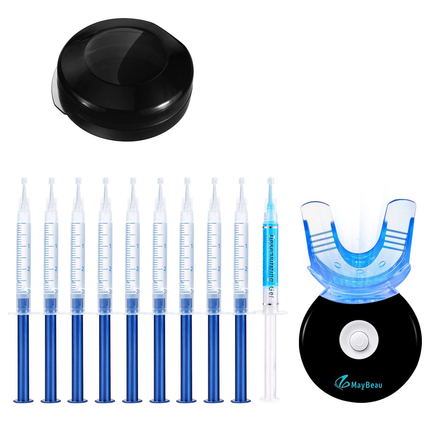 Malika Jafrin Professional Makeup Brush Set, 10 Piece Premium Brushes with Case