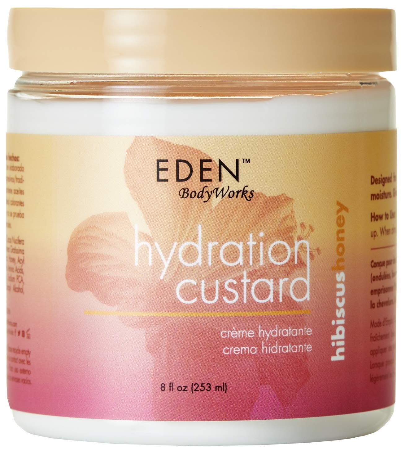 Hibiscus Honey Hydration Custard | 8 oz | Define Light & Bouncy Curls - Moisturize & Soften Hair
